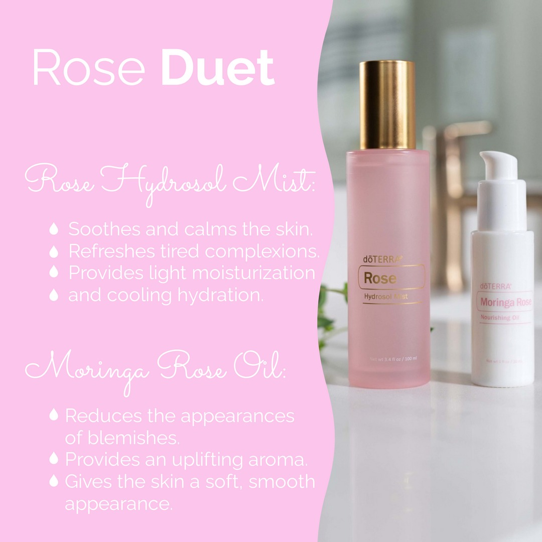 Experience luxurious skin care with our dōTERRA Rose Hydrosol Mist