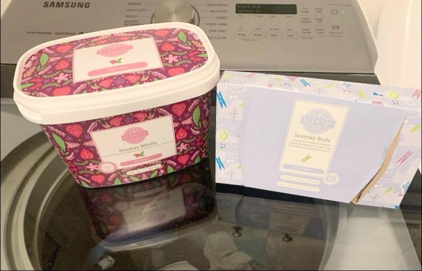 The perfect laundry day lineup: Detergent, Fragrance Booster