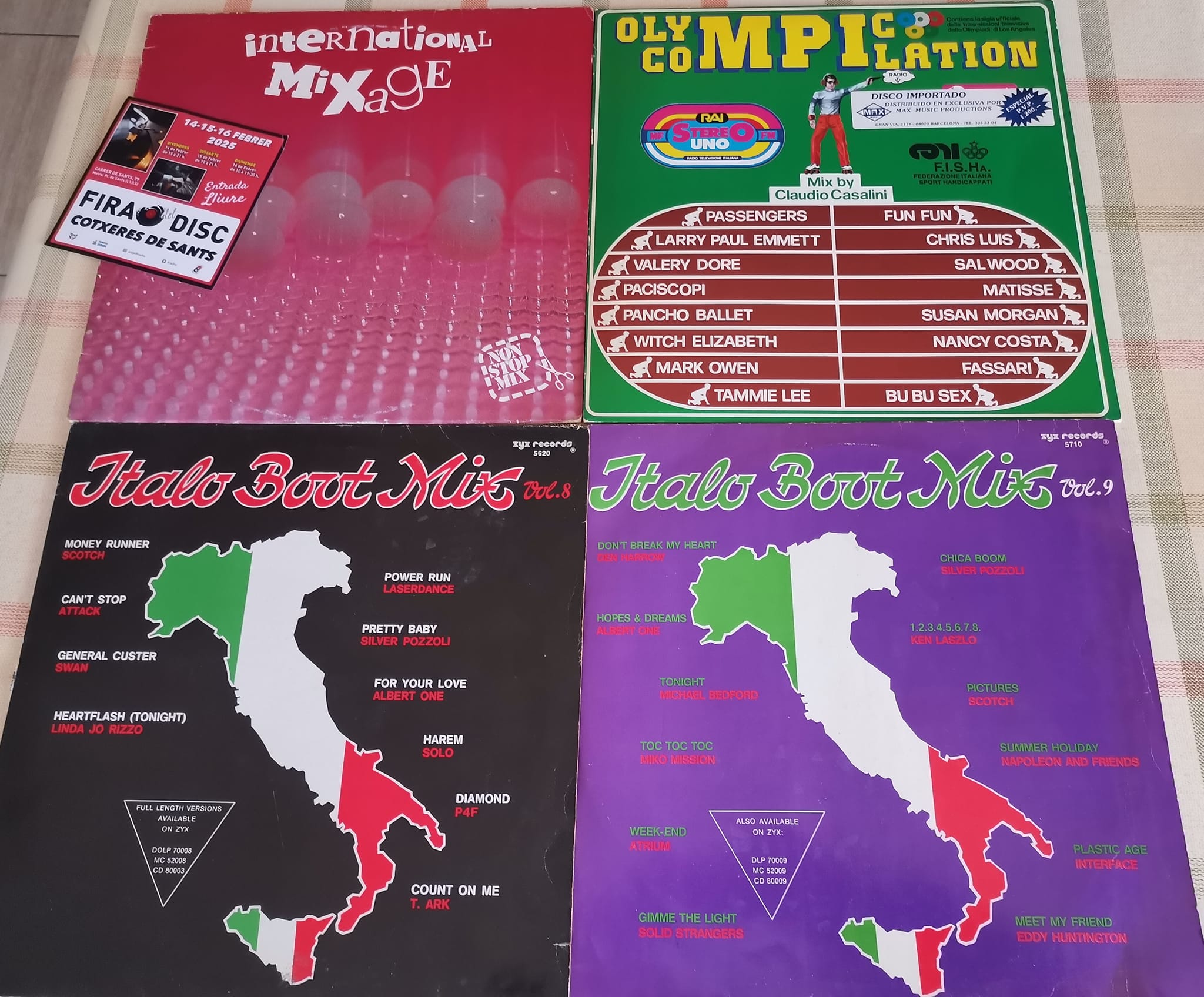 Vinilo Mixed con tracklist de lujo del rollito High Energy 