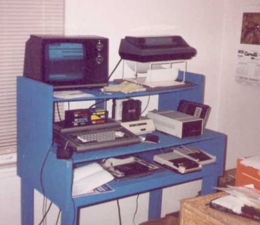 My 1990 TRS-80 Color Computer setup