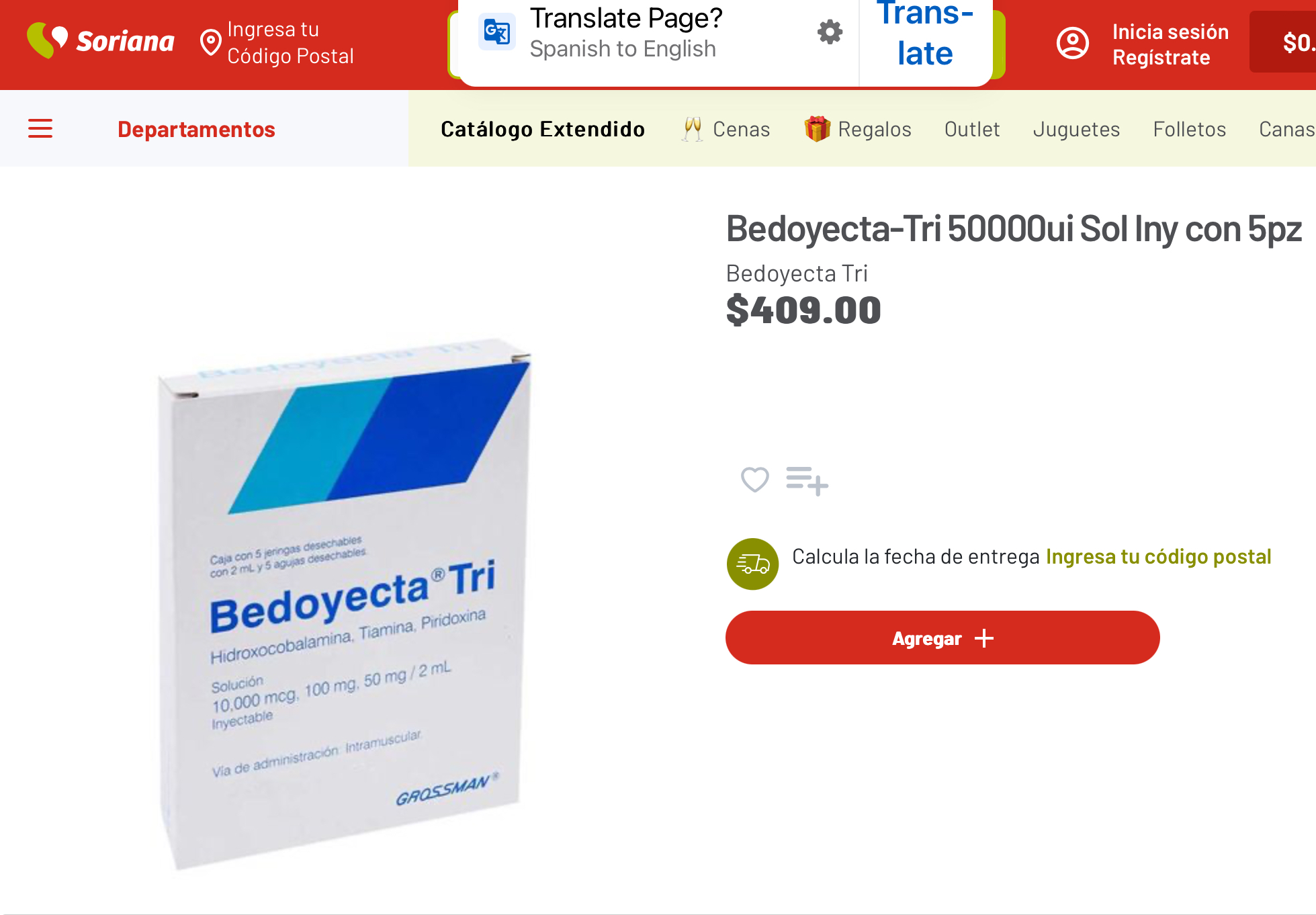 Has anyone bought B12 injections from Mexico?