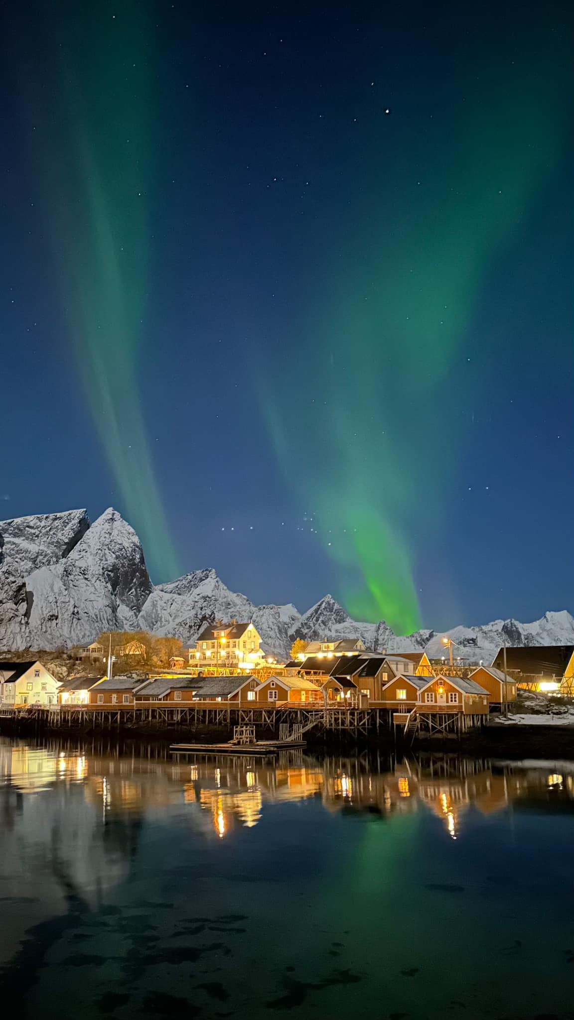 Northern Lights in Norway captured with iPhone