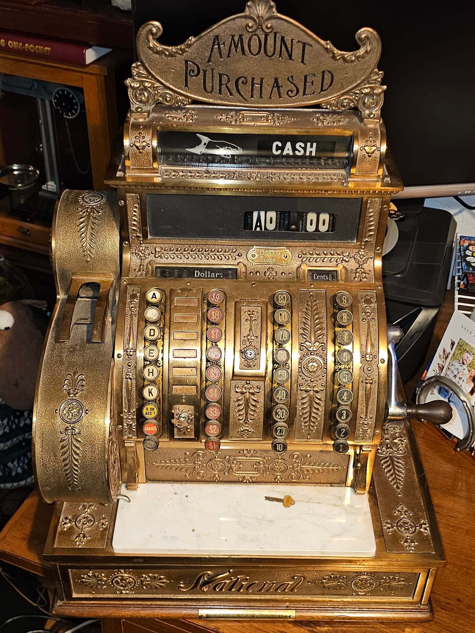 Is $299 a fair price for a vintage cash register with issues?