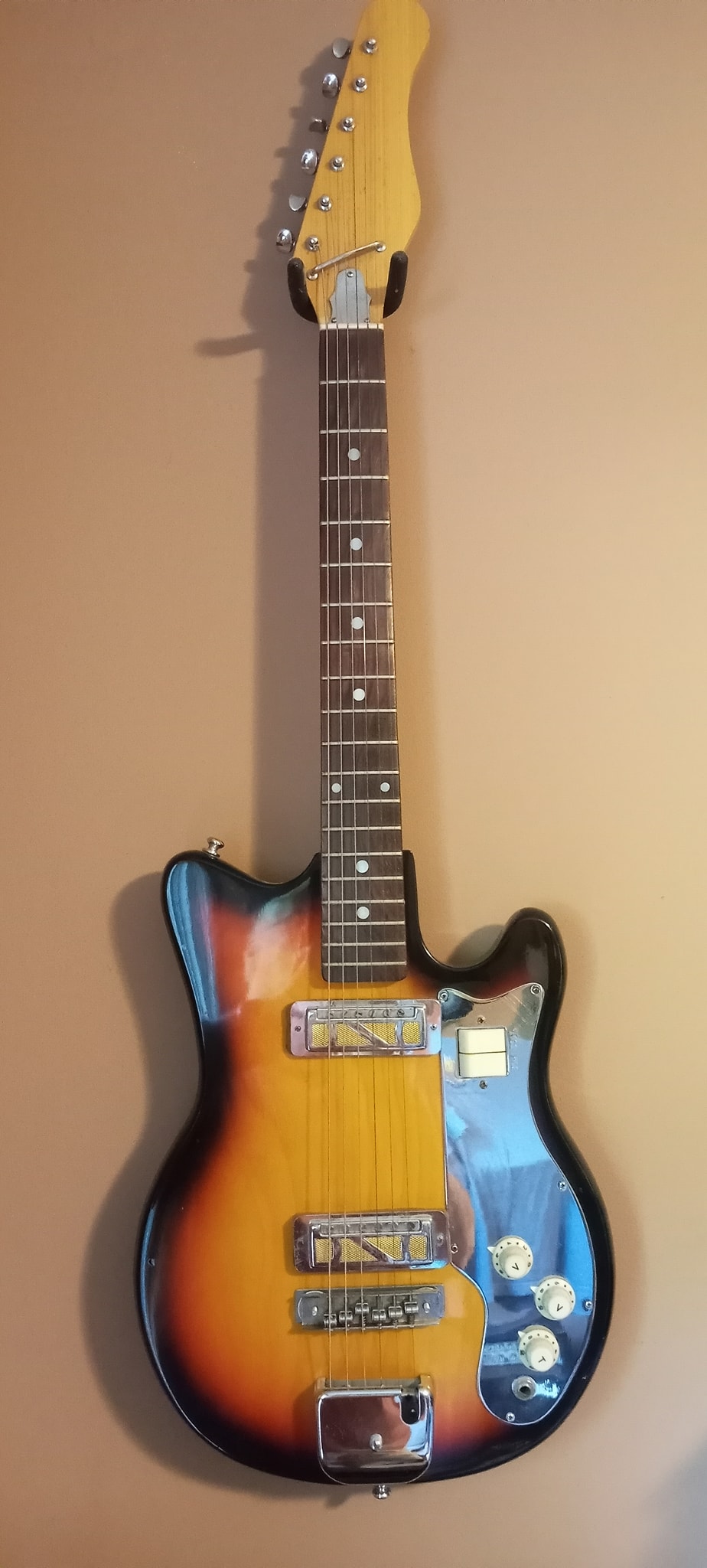 1968 Teisco Audition guitar with original strap