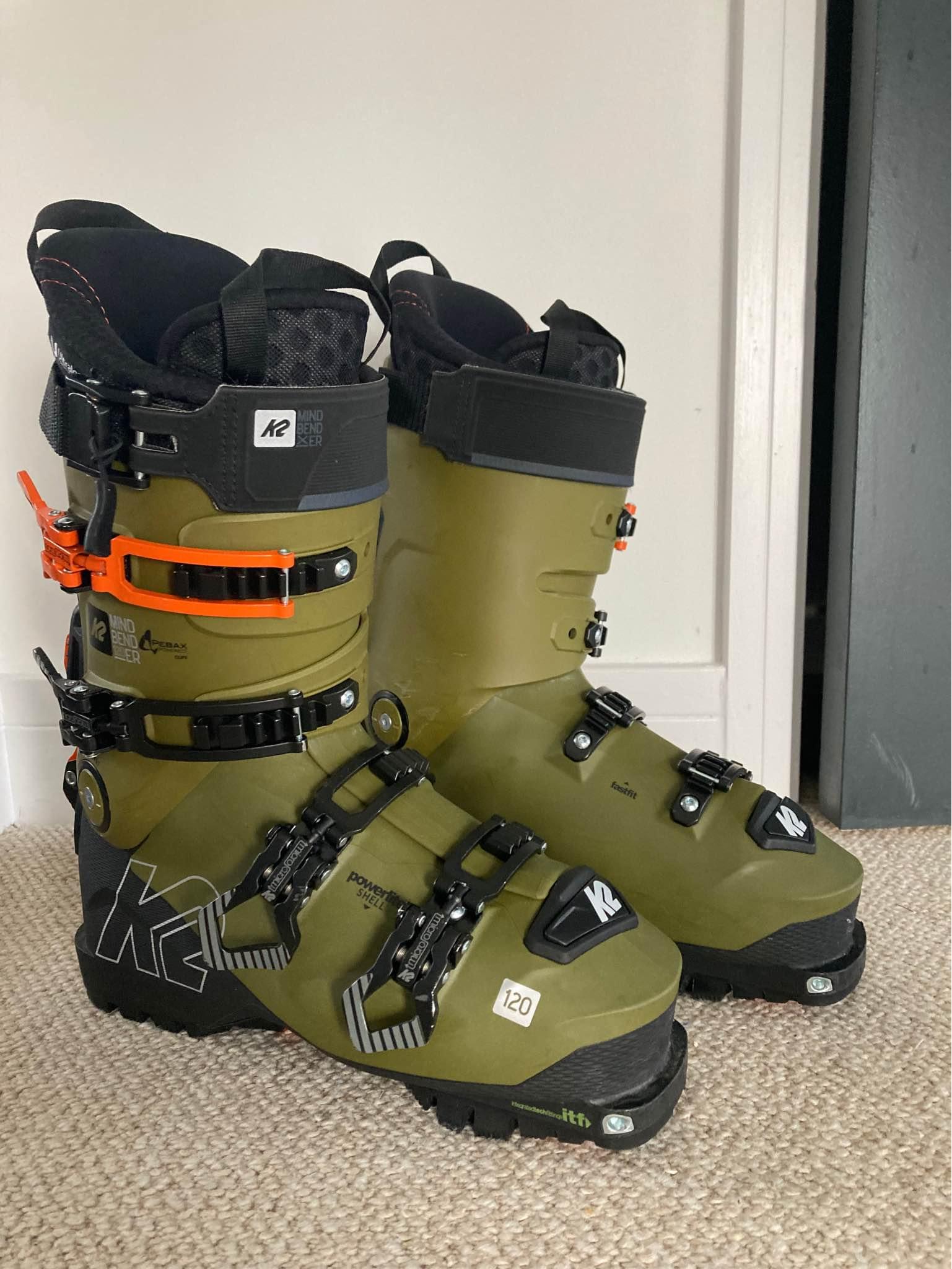 K2 Mindbender All Mountain Skis for Sale with AT Bindings and Skins