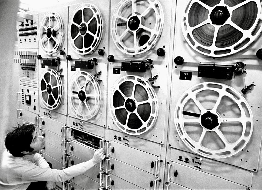 Computer equipment of the Geneva Observatory, Switzerland - 1968
