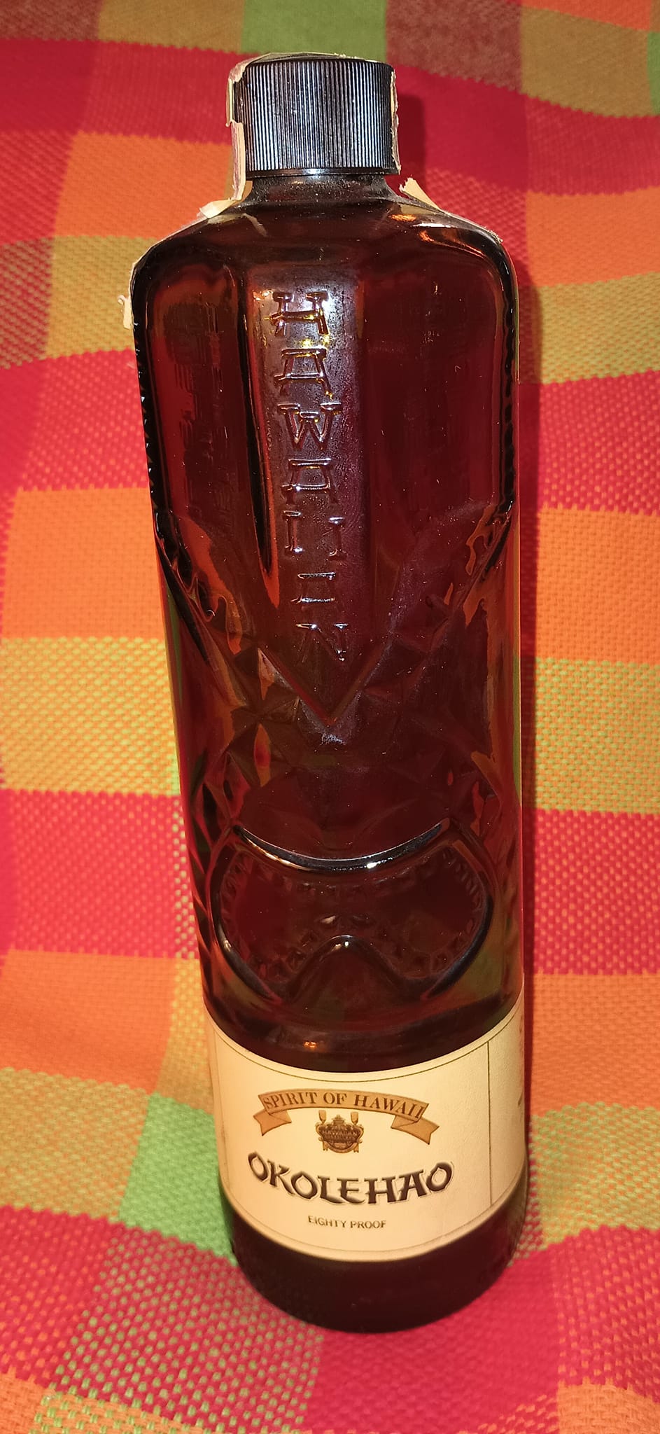What is the production date of this Okolehao bottle?