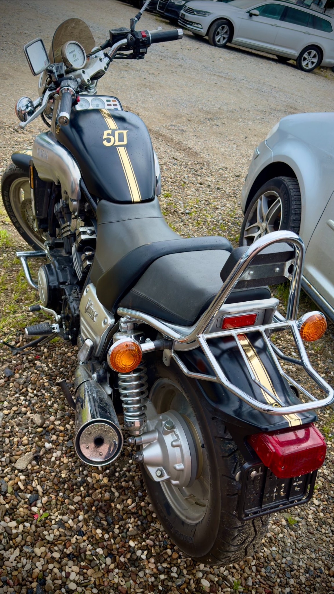 説明文 My new Vmax 1200 2en 1998@@@@ Ready for customs control