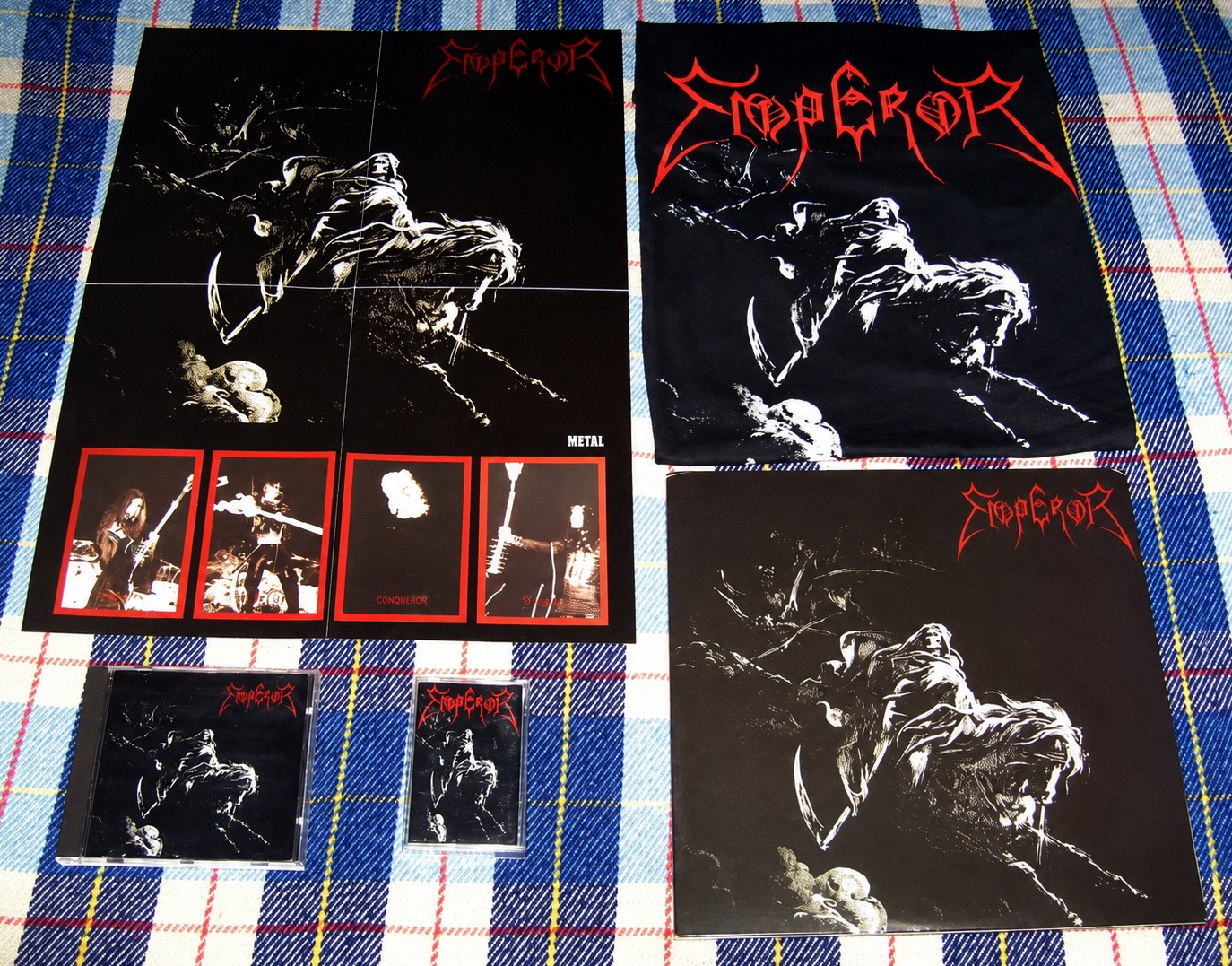EMPEROR / ENSLAVED Emperor - Hordanes Land June 1993 Emperor songs