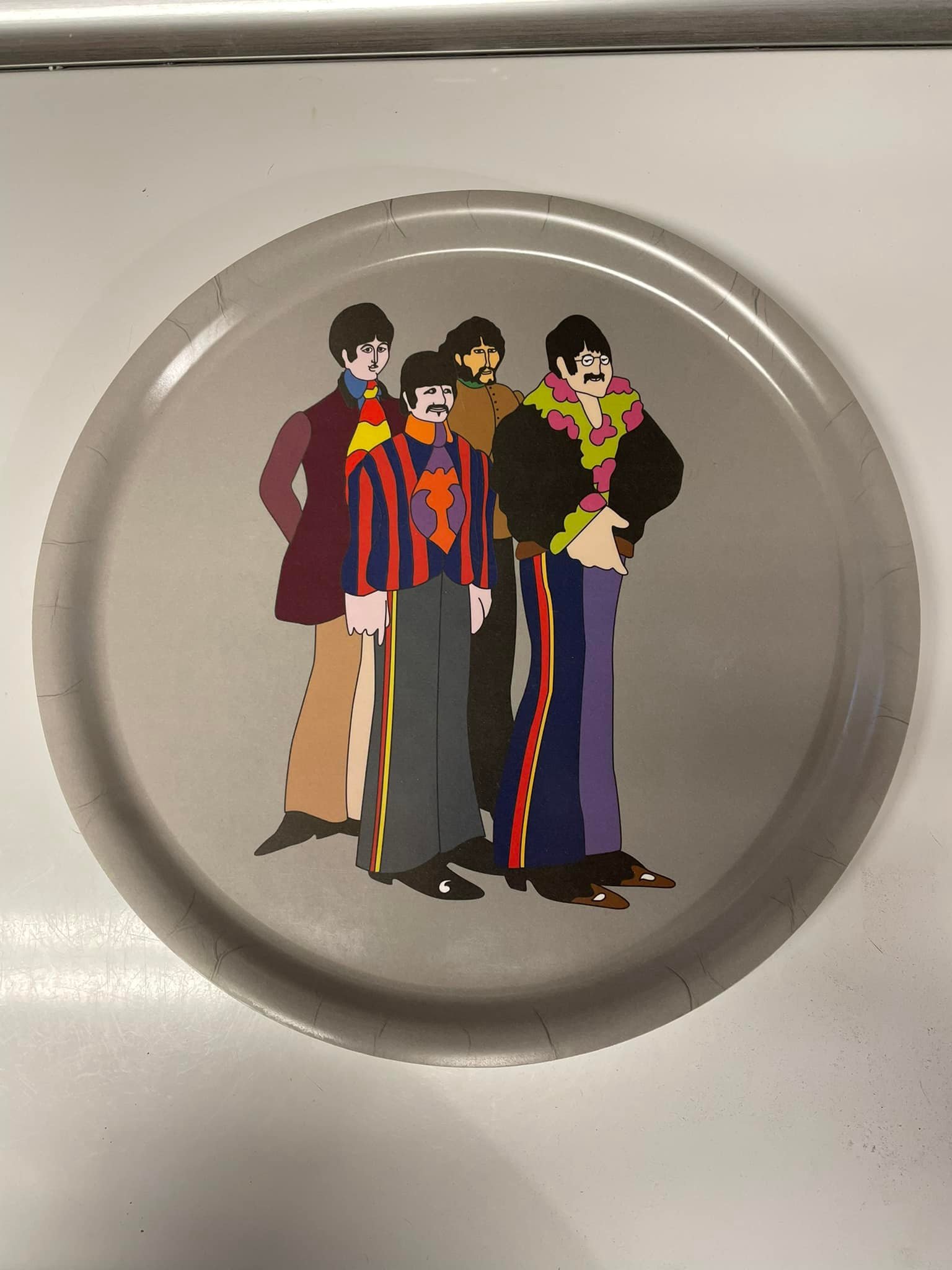 What is the value of a 2003 Yellow Submarine Beatles tray by