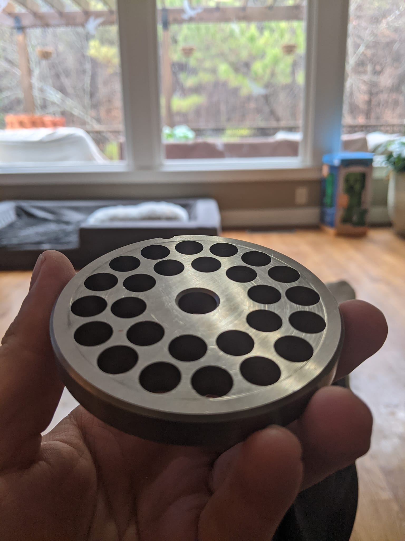 #12 Meat Grinder Plates - Stainless Steel Burger & Sausage Plates - 3/16" & 3/8" Grind - Fits LEM, Cabelas, Hobart & More