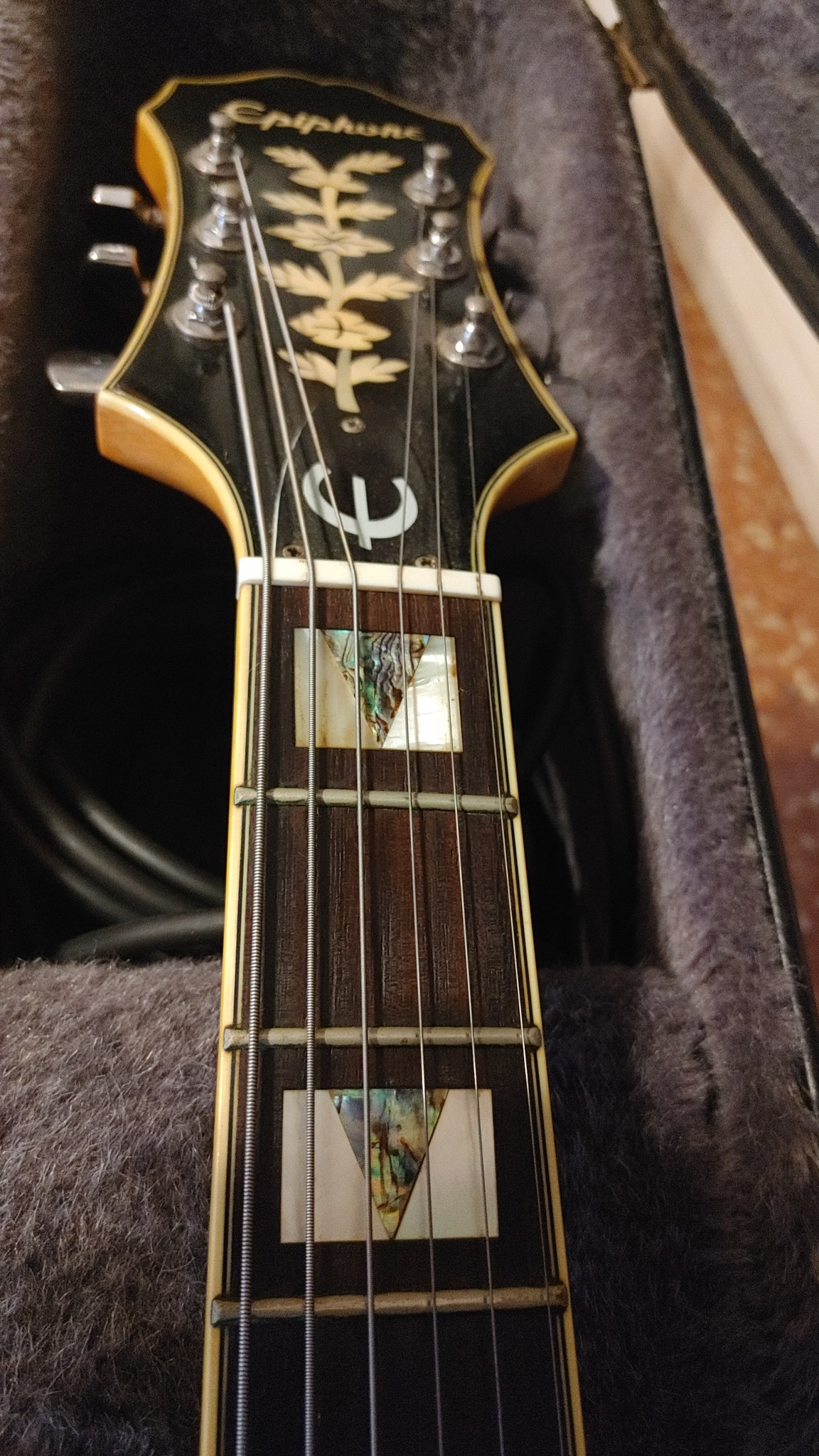 Customized 2005 Epiphone Broadway with Gibson P90's and Bigsby B6