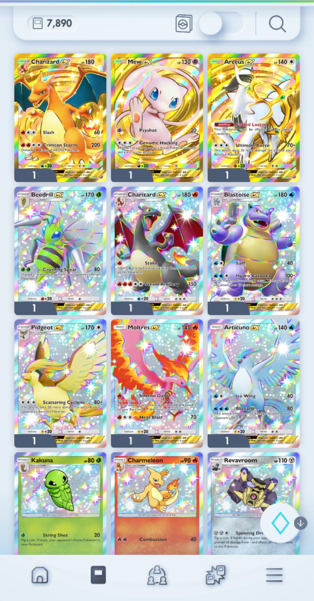 Compte Pokémon TCG POCKET - +9000 Cartes, Niveau 50, Or - Neuf 2024 Android/iOS