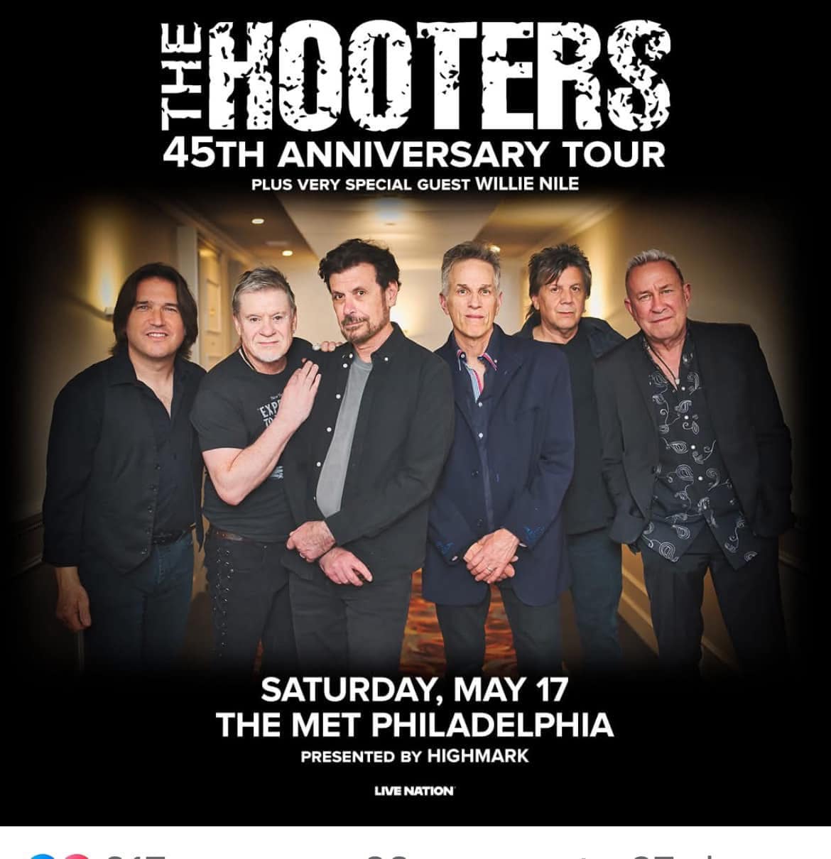 The Hooters are happy to announce that their latest release “45