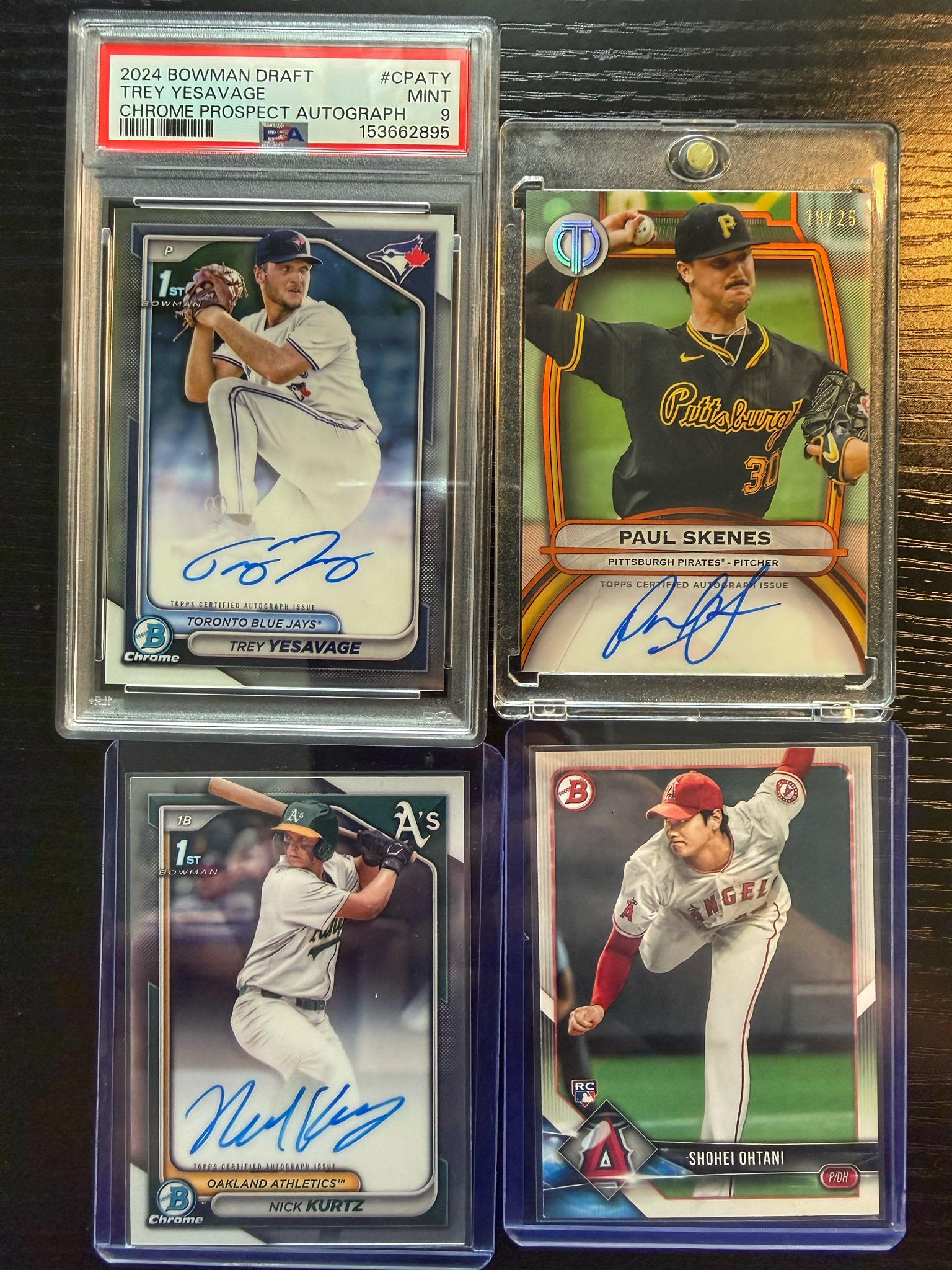 Buying Bowman 1st autos baseball cards
