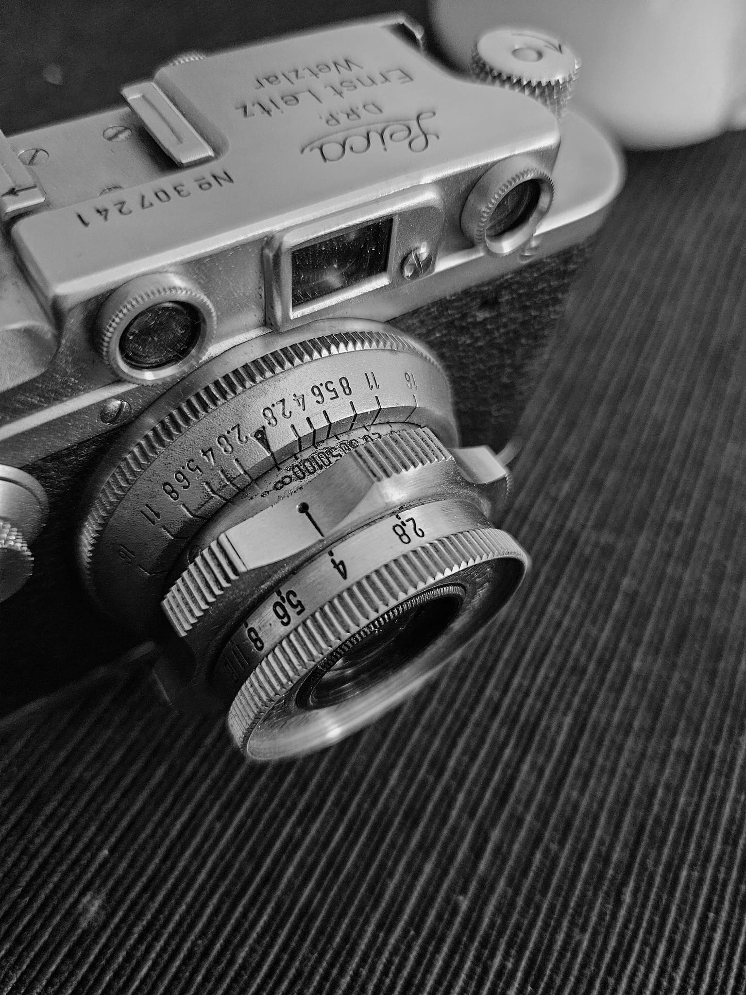Chiyoko Super Rokkor 45/2.8 lens on Leica IIIa