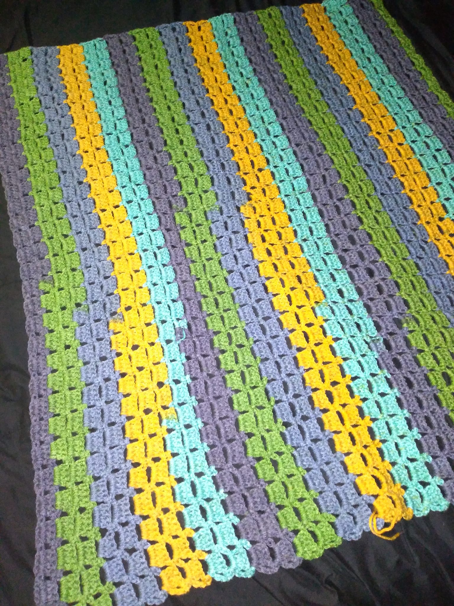 Wide border ideas for afghan finishing