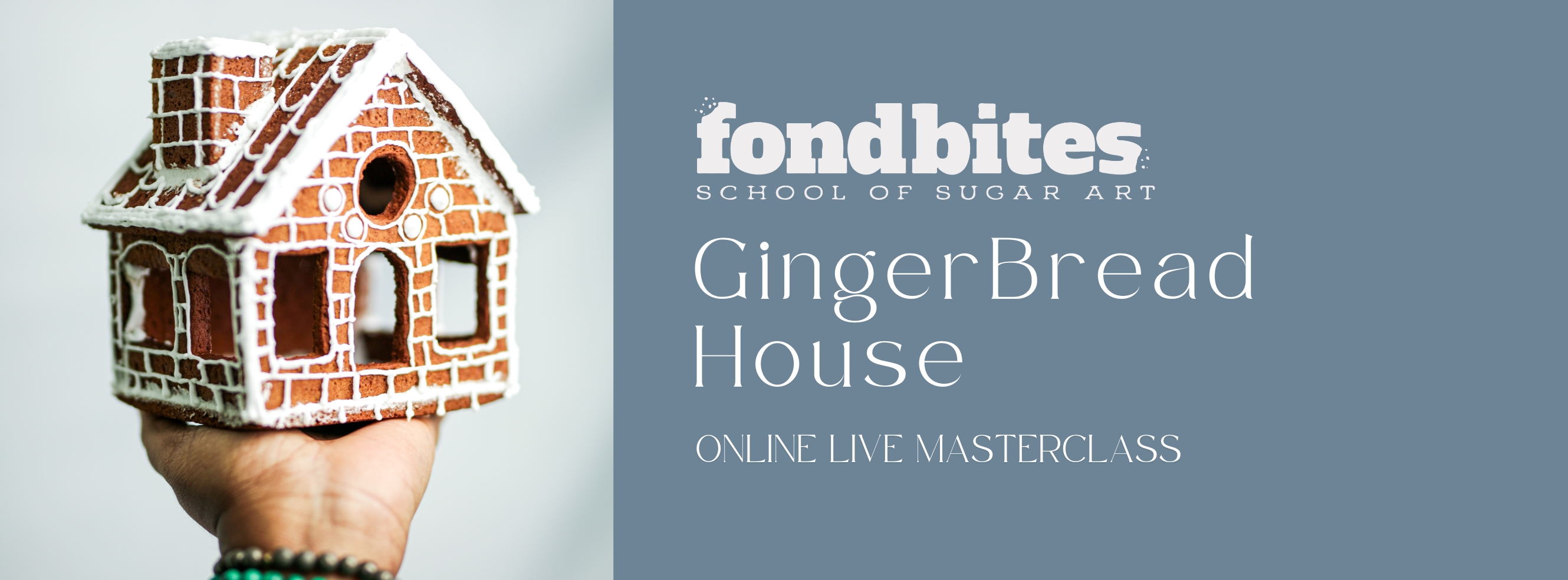 Fondbites Gingerbread House Masterclass | Facebook