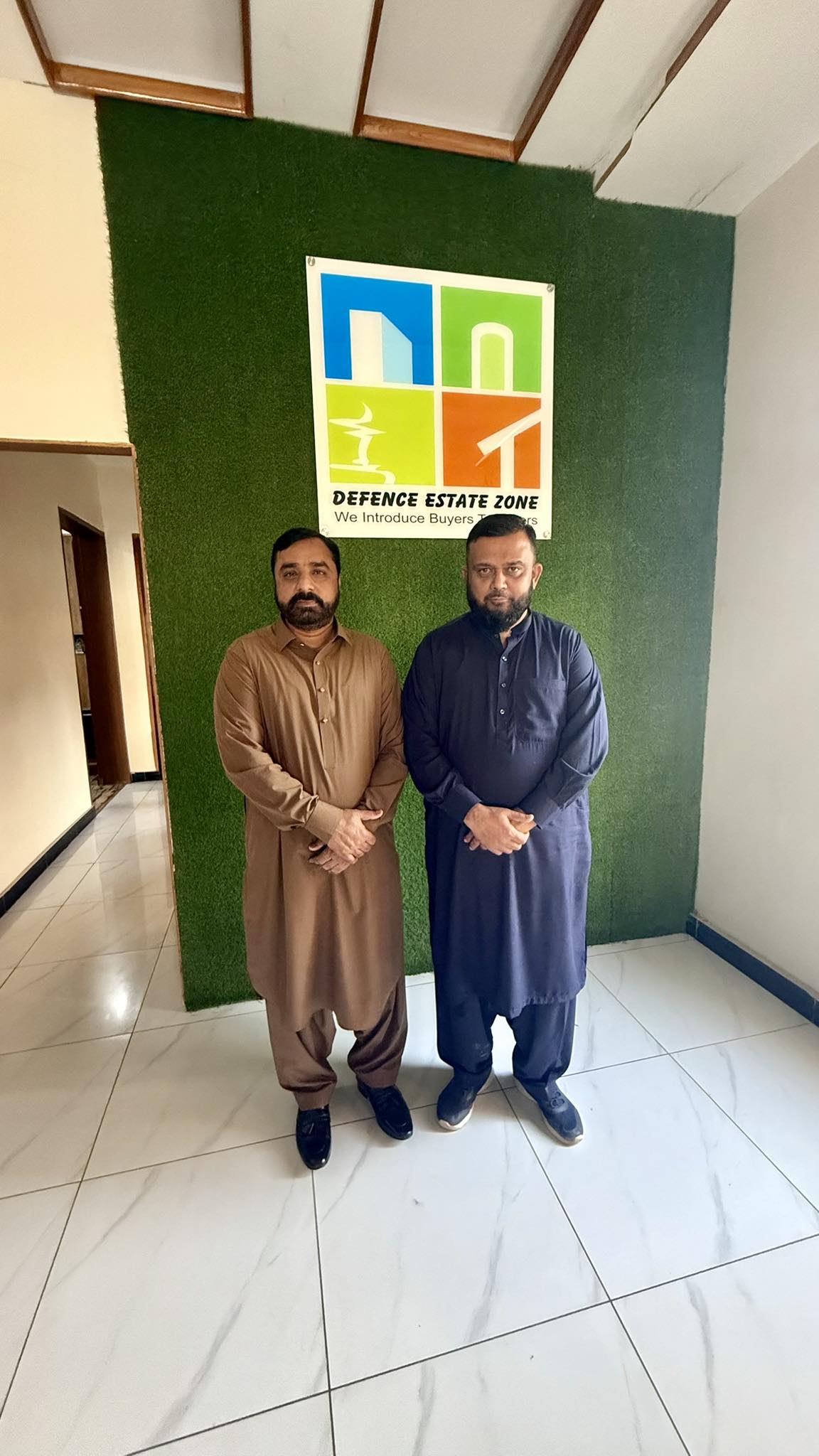 Faisal - Meeting Baber Rana, CEO of Defence Estate Zone DHA Multan, in ...