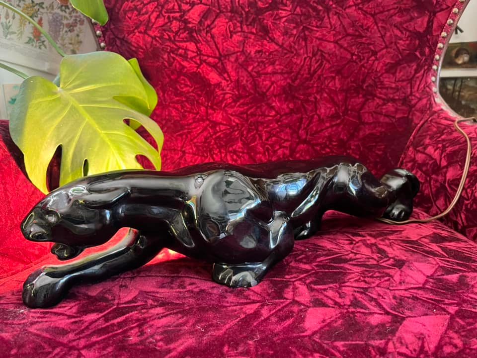 ストーキングパンサー50sミッドセンチュリー Mid Century 50s Panther Planter Figurine ビンテージ パンサー