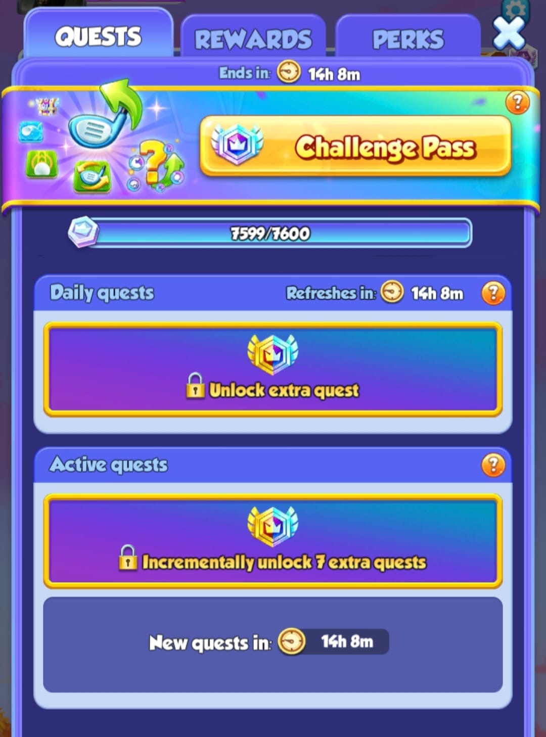 How to get last reward in Golf Rival
