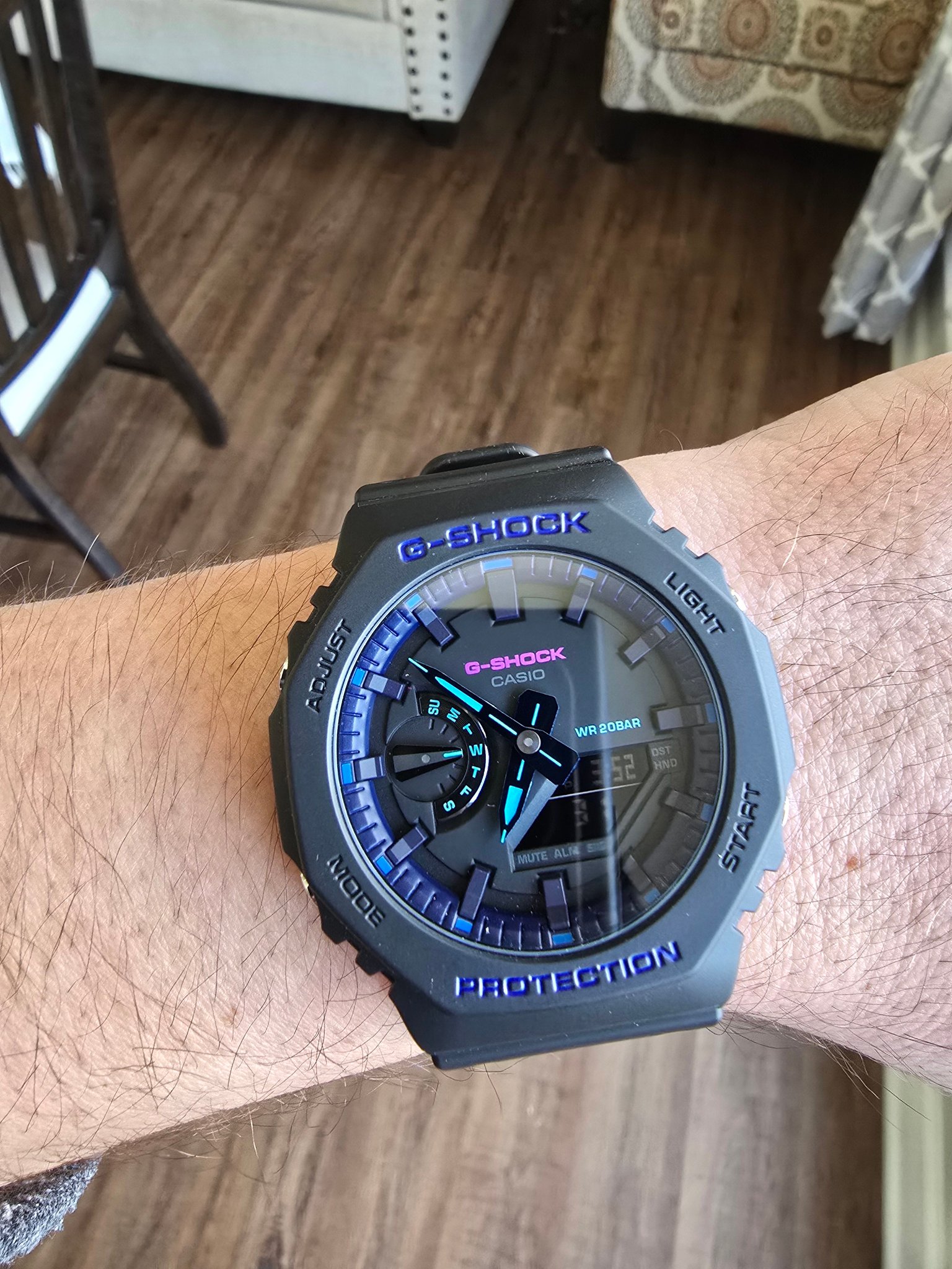 Hi, new to the group, showing off my G-Shock GA-2100VB-1A