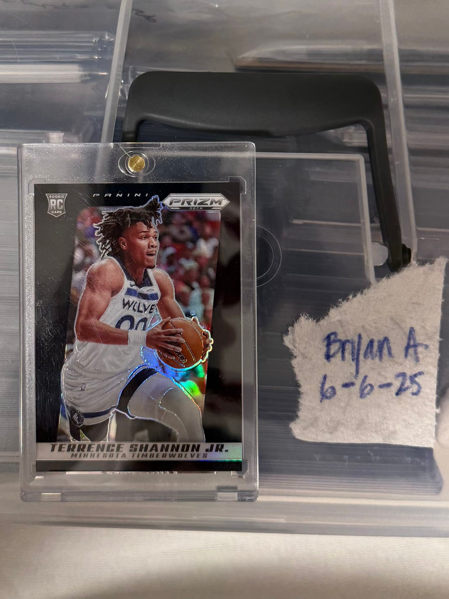 2024 Prizm Deca Terrence Shannon Jr True Black 1/1