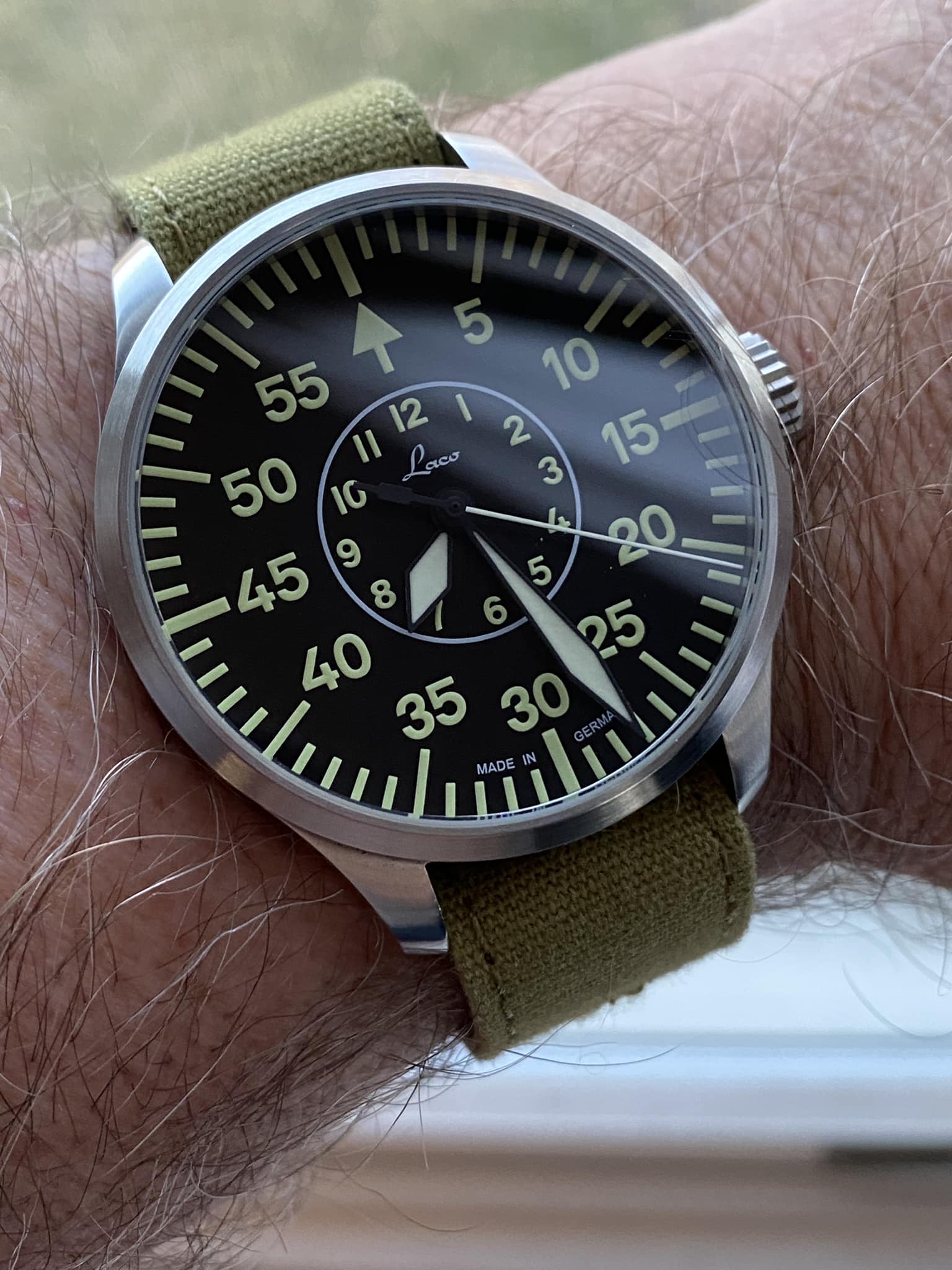 The Laco Aachen 42mm for today ✈️