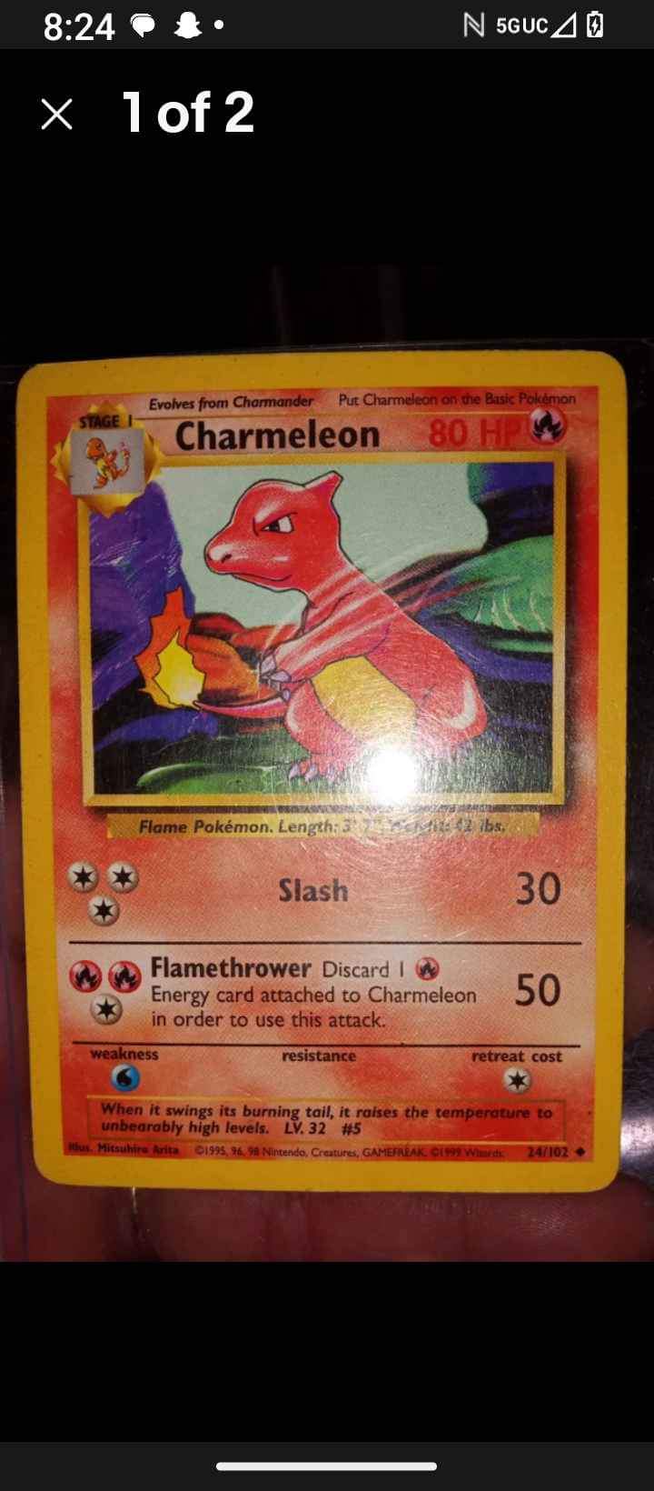 charmeleon 1995 pokemon card value Own Autographed Vintage 1st Gen Limited  Jason Paige Shop this piece serves as a premier focal point for any high This Charmeleon has a really