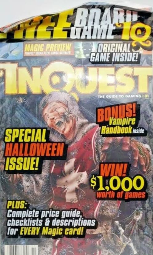 Inquest magazine collection from 1996
