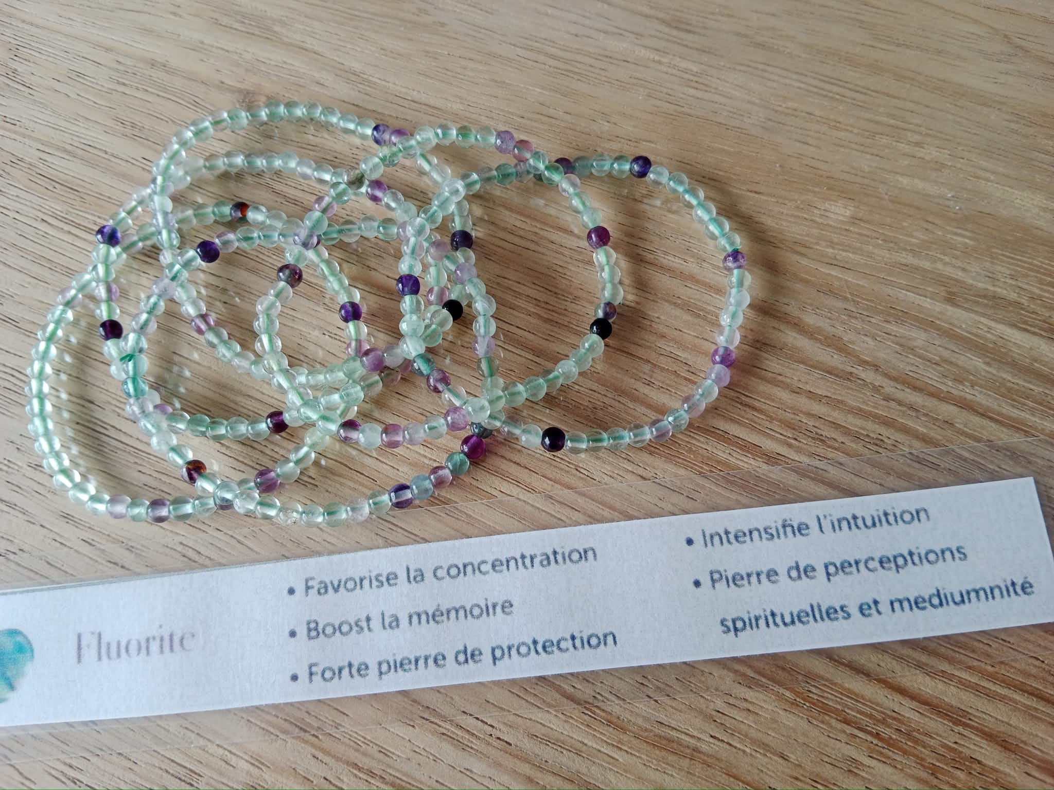 Wekuw 2 Pièces Bracelet Femme, Bracelets Trèfle a Quatre | Feuilles Personnalisé 18 K Or, Porte Bonheur de Luxe de Noël, pour Les Femmes, Bleu Blanc