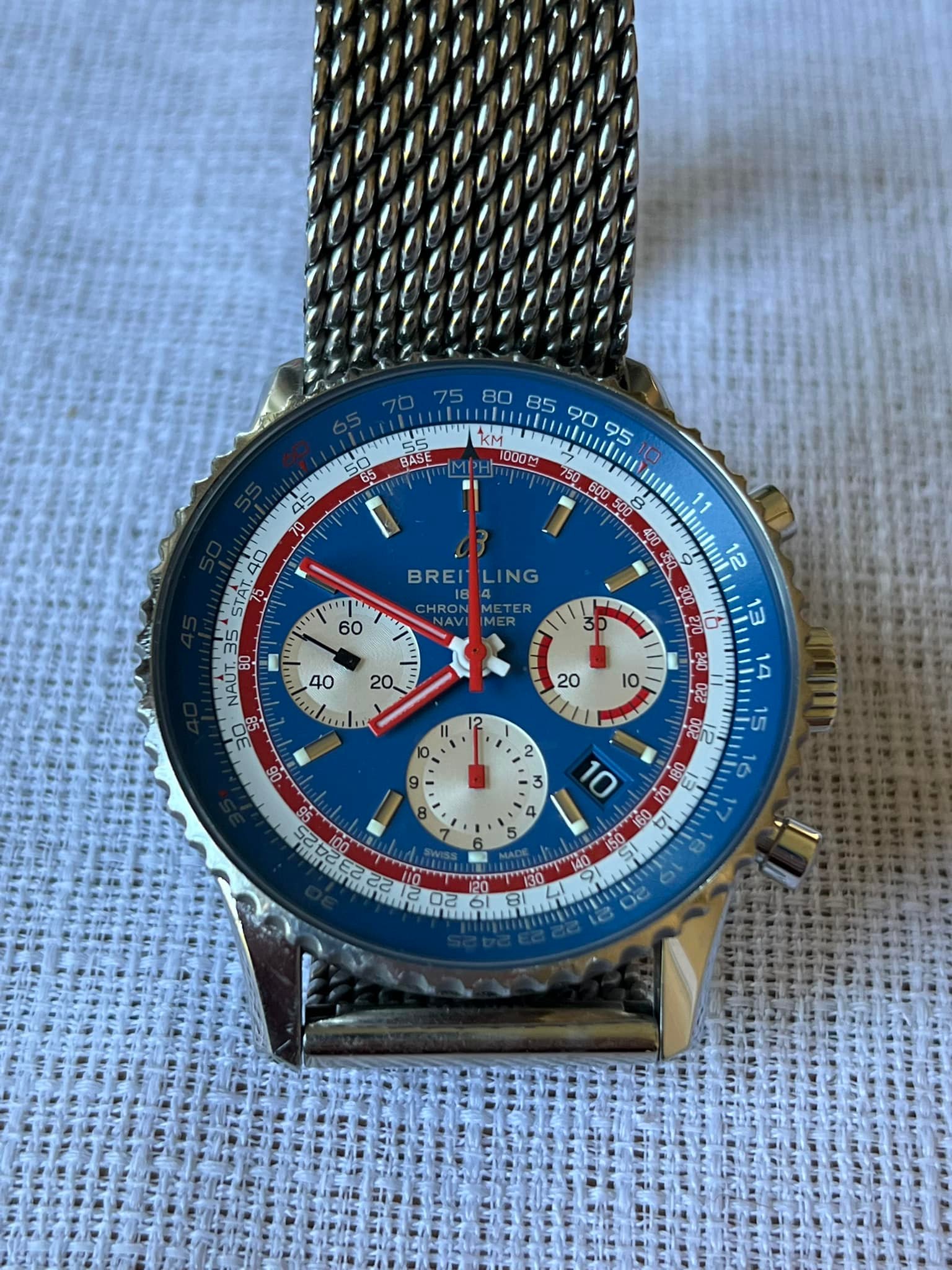 Breitling did a series of vintages airline watches….Swiss Air, TWA 