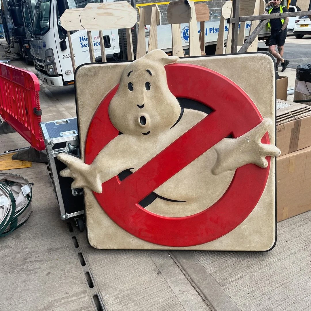 Panneau Logo Ghostbusters - Neuf, Décoration Fan, Sign