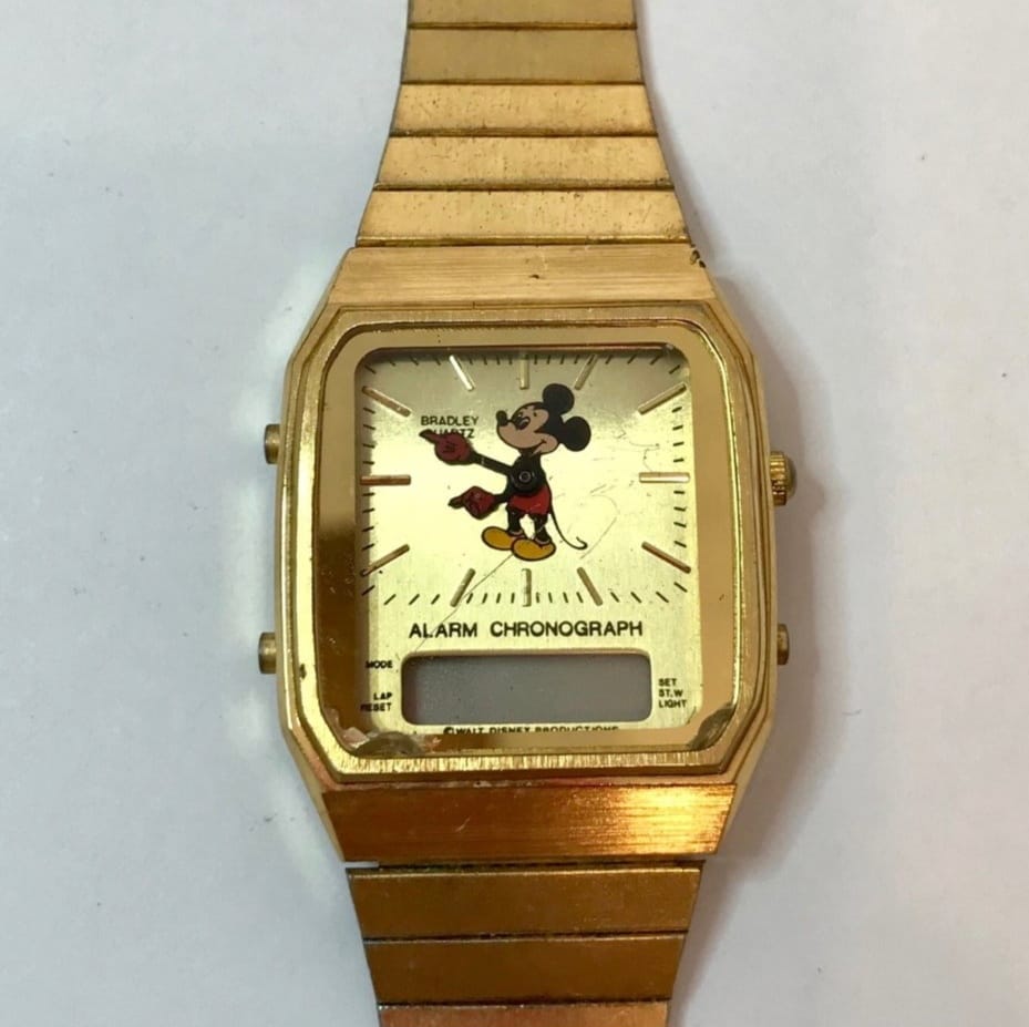 Seiko Disney watch collection from 1970s