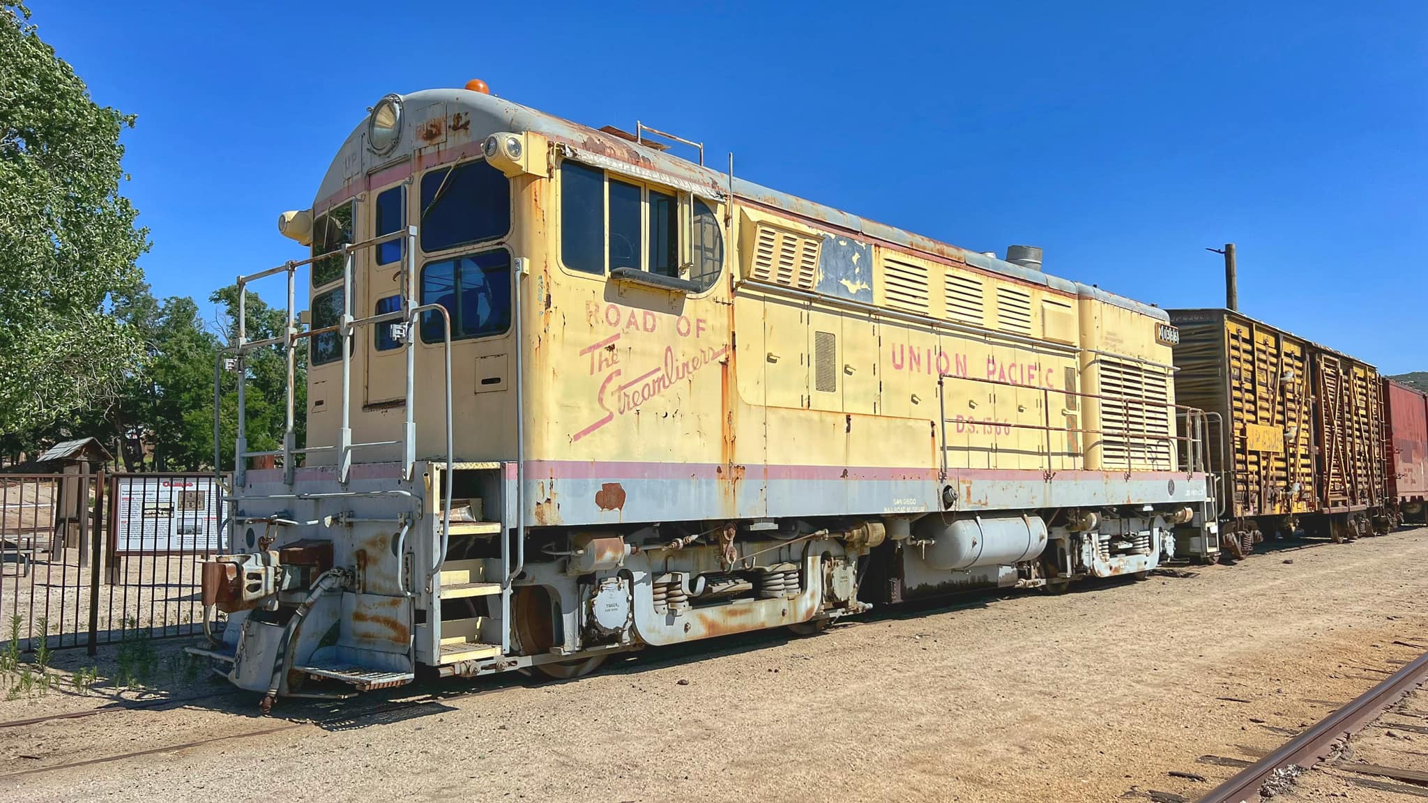 Union Pacific 1366 locomotive at Pacific Southwest Railway Museum