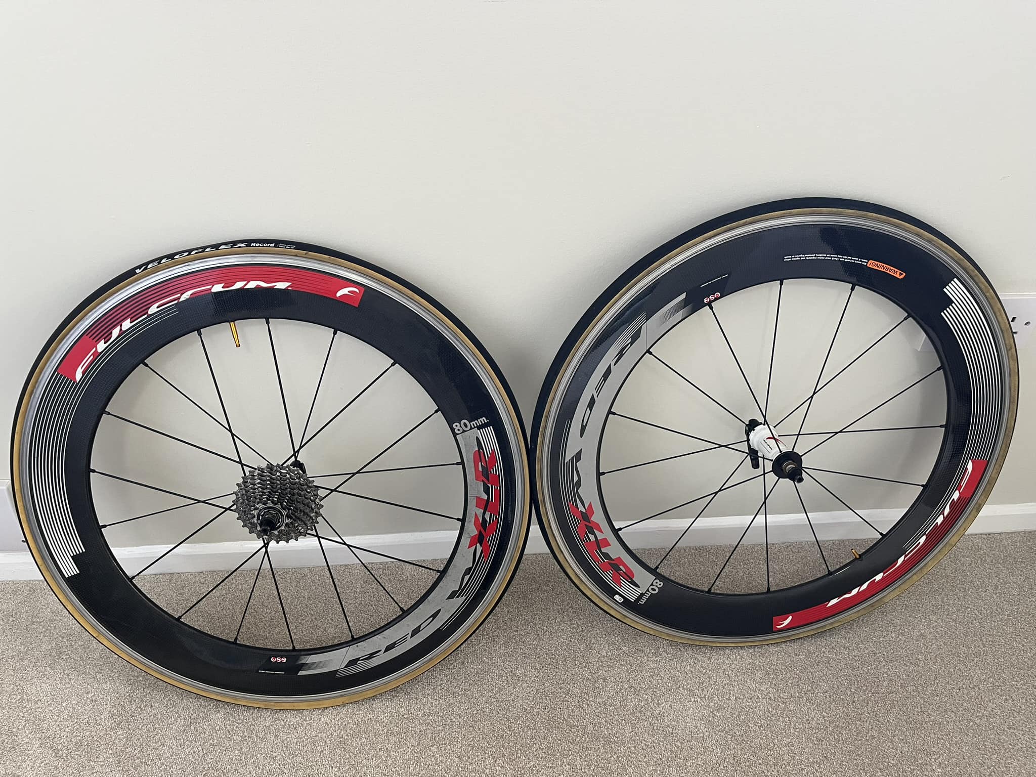 Fulcrum Red Wind XLR 80 Wheelset Rim brake Shimano 10-12 speed