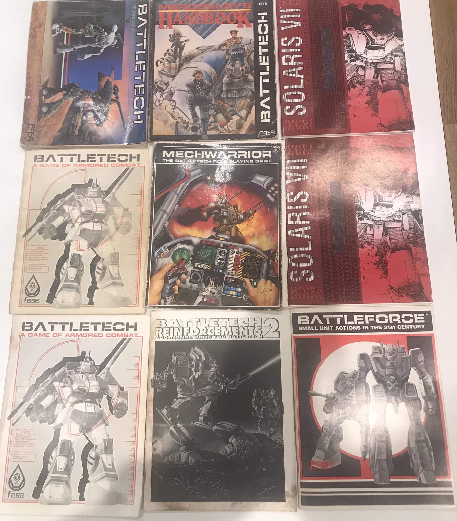 Found this Battletech TTRPG handbook at an antique store