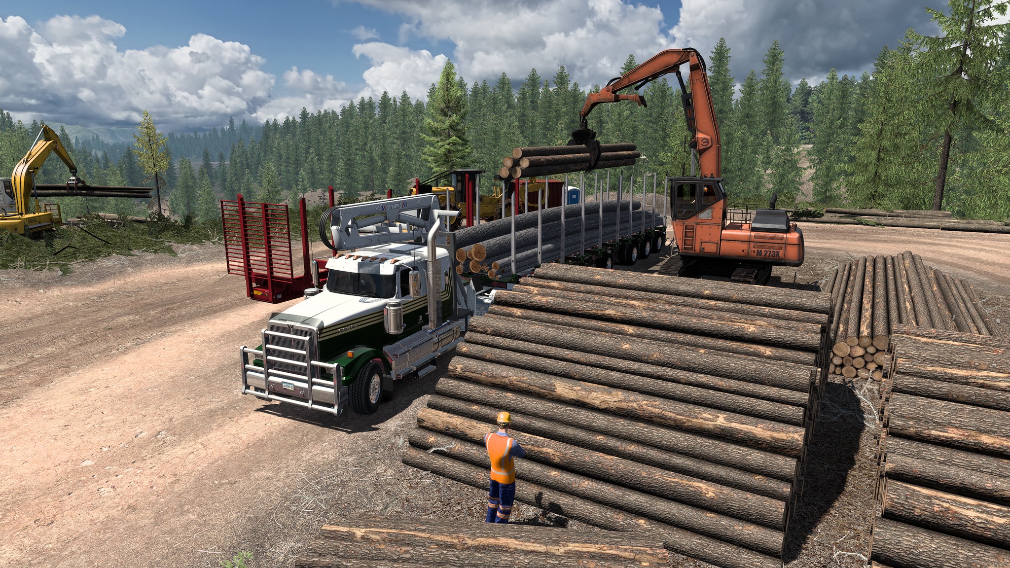 ATS Expansion - American Truck Simulator | Some logging hauls in ...