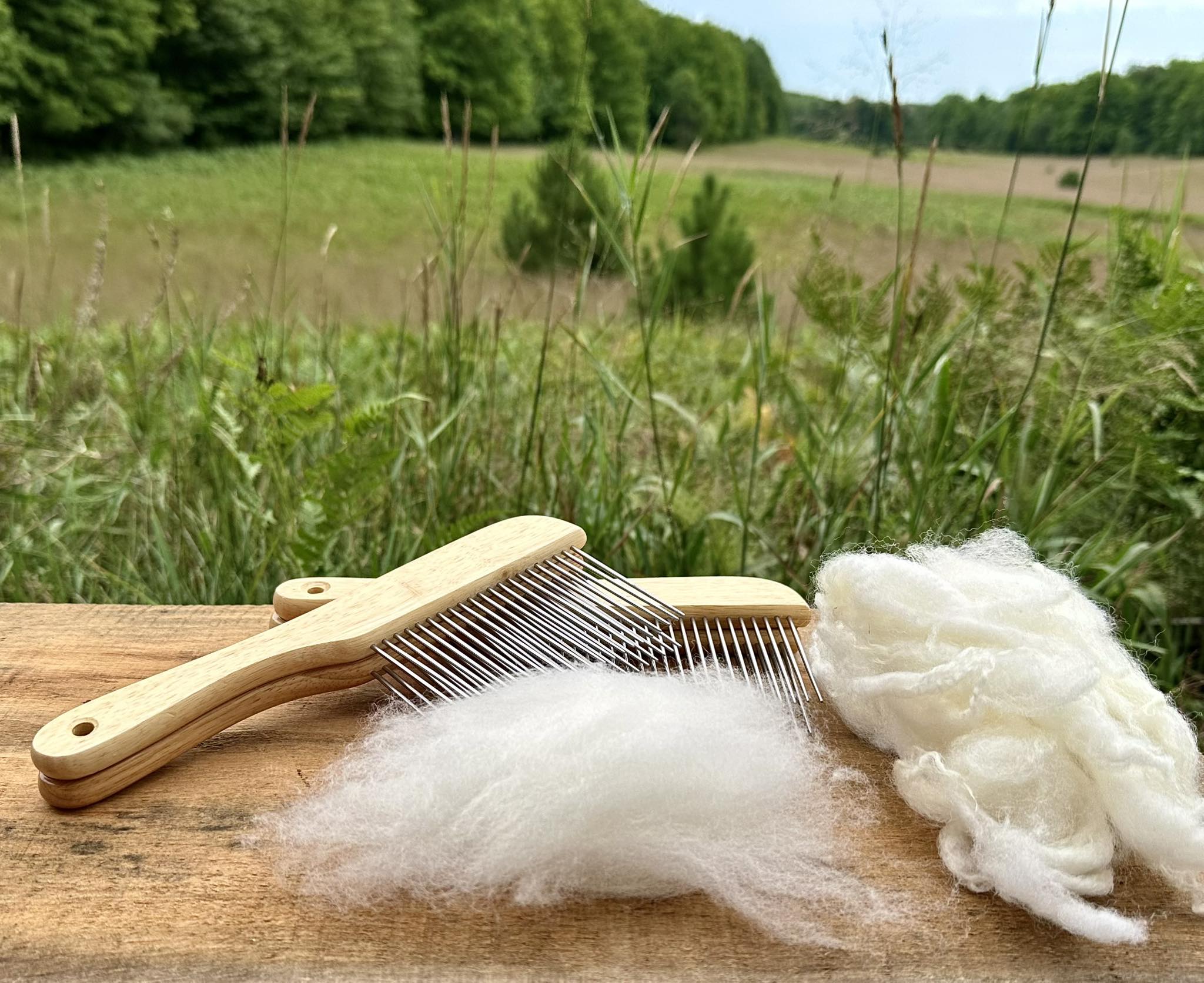 combing fibers for spinning Fiber DVD Spinning from the fold is