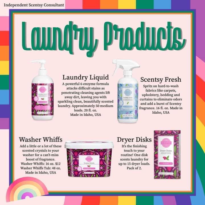 The perfect laundry day lineup: Detergent, Fragrance Booster