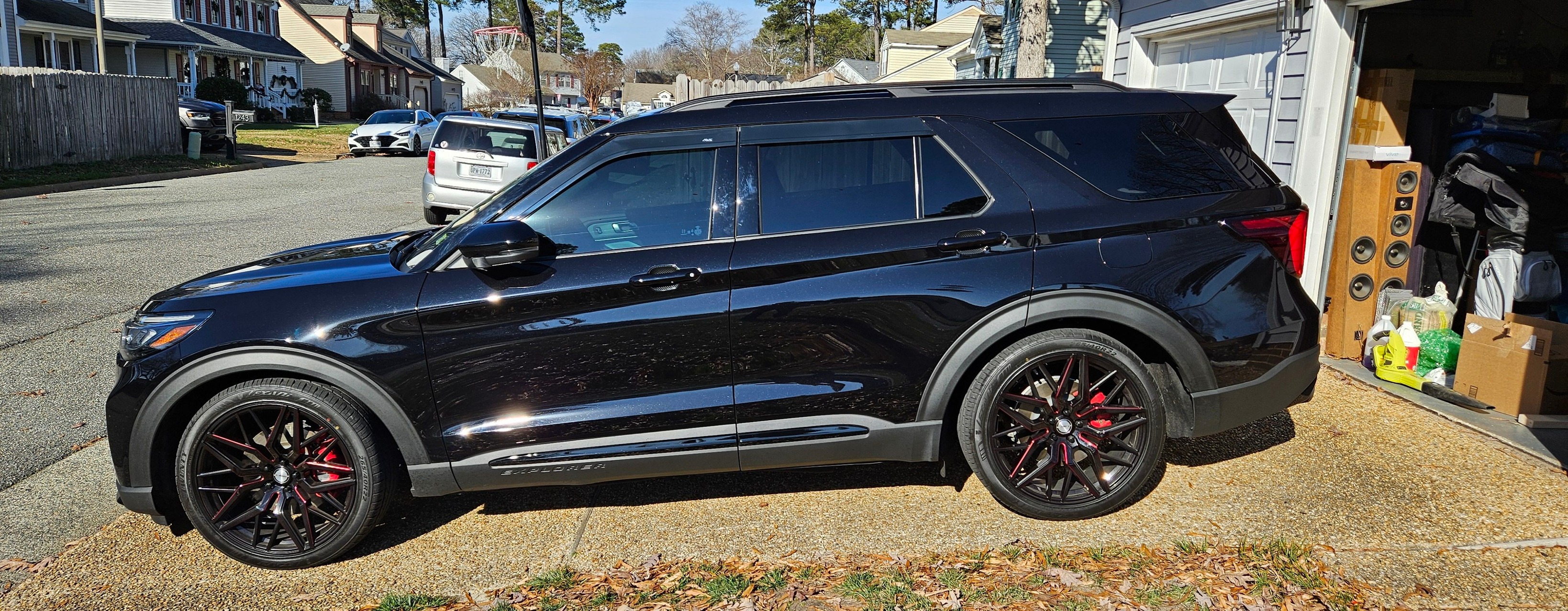 Chrome Door Handle Covers For 2020-2025 Ford Explorer (4-Piece Set, No Keyholes)