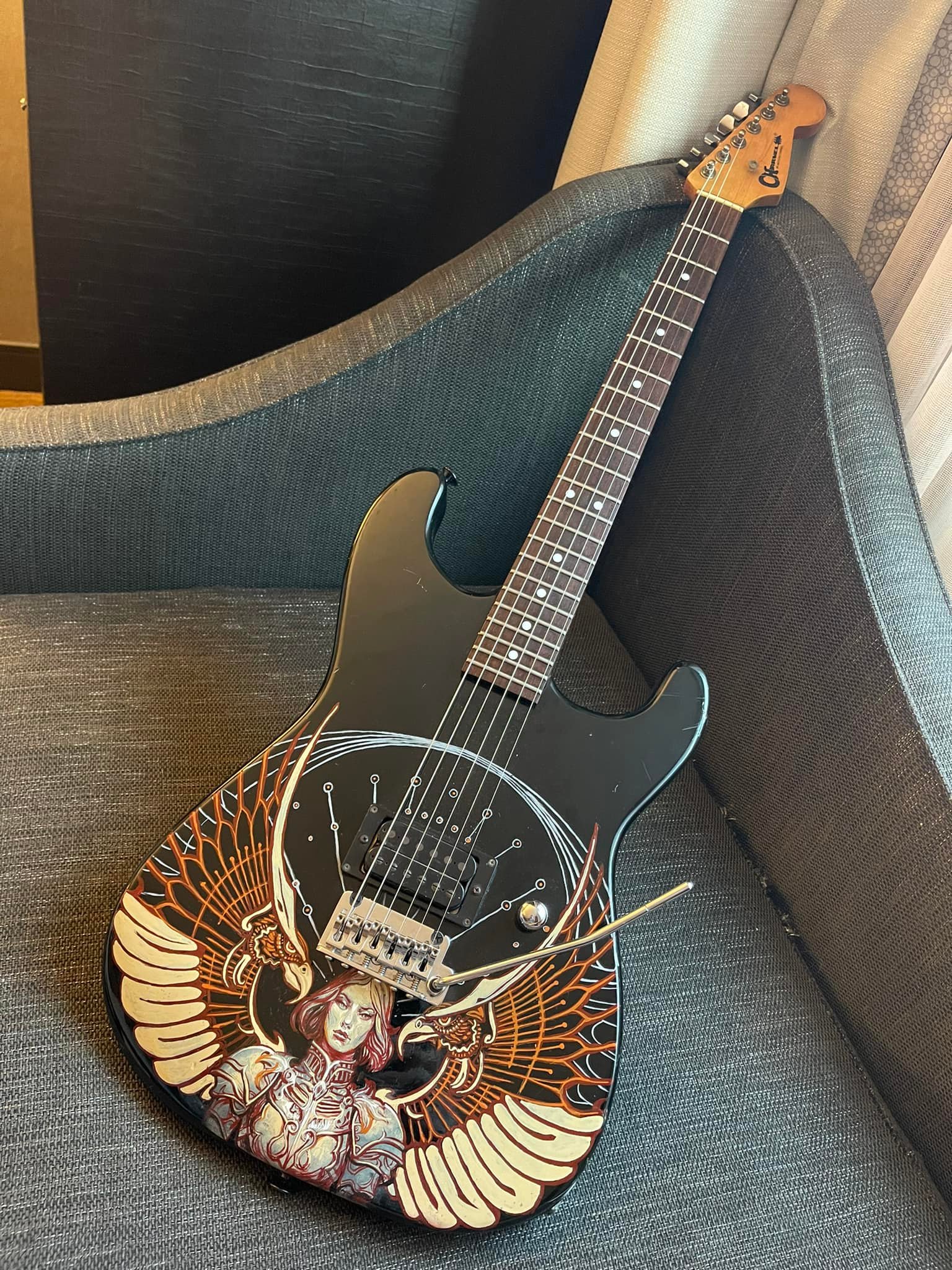 Upgraded 1986 Charvel Model 2 with Kahler 2710 tremolo