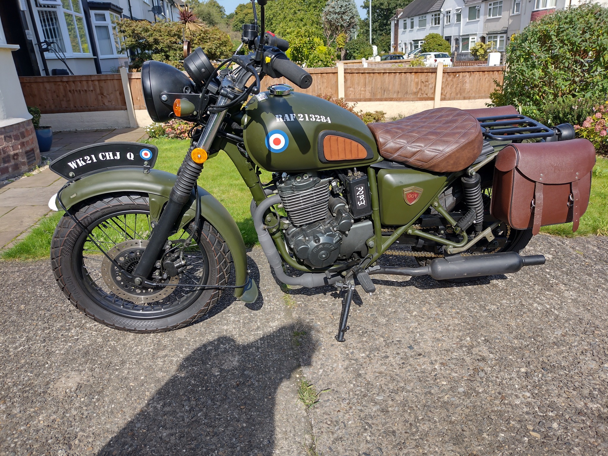 に So this my Modern Military Style Motorcycle, Mash Force 400. Only