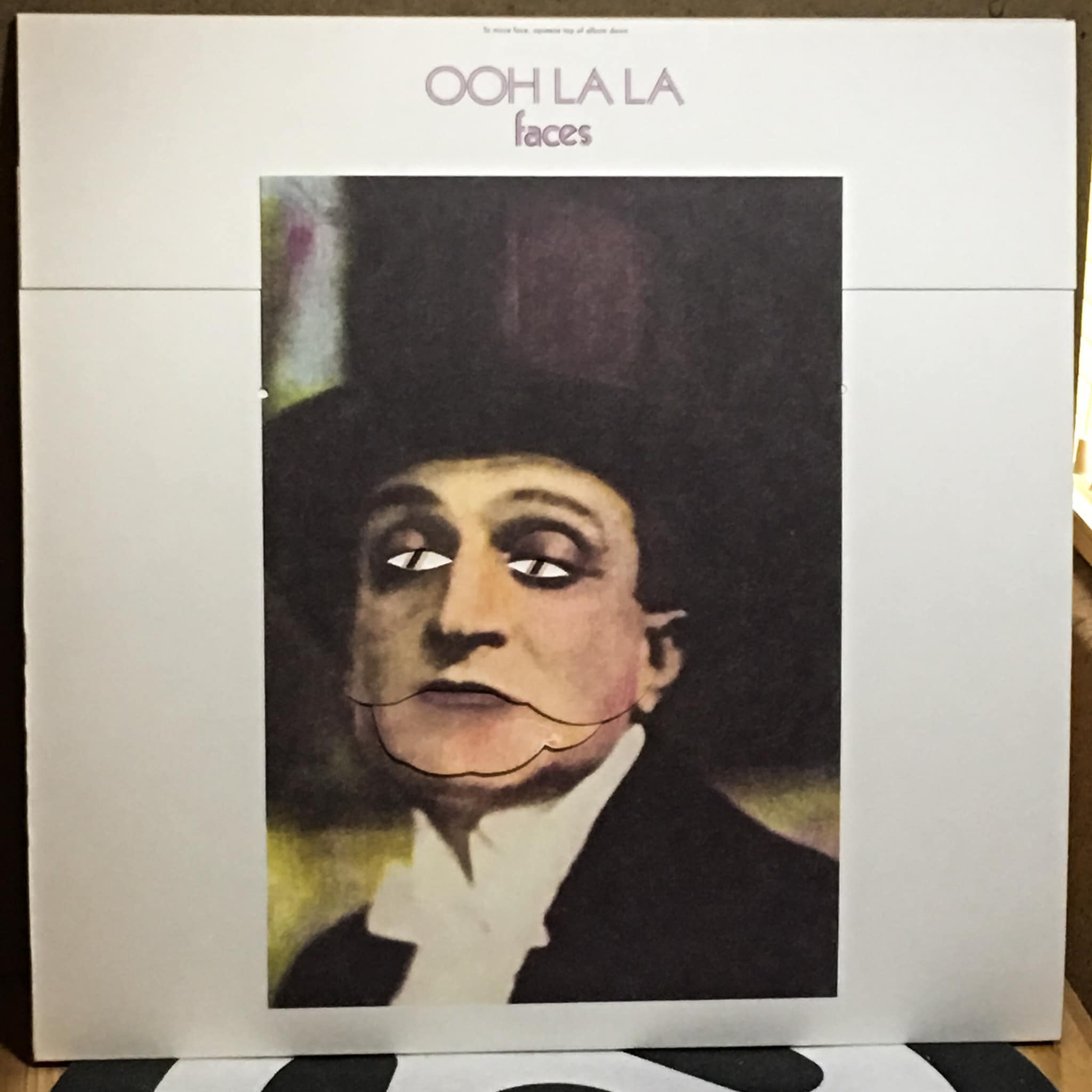 The Faces' Ooh La La vinyl record with moving cover