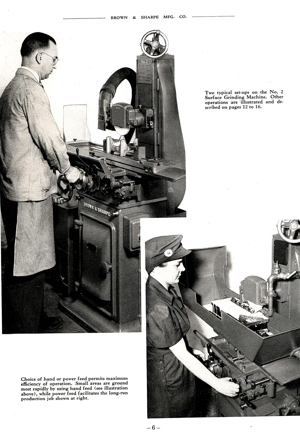 1941 Brown and Sharpe grinder manual