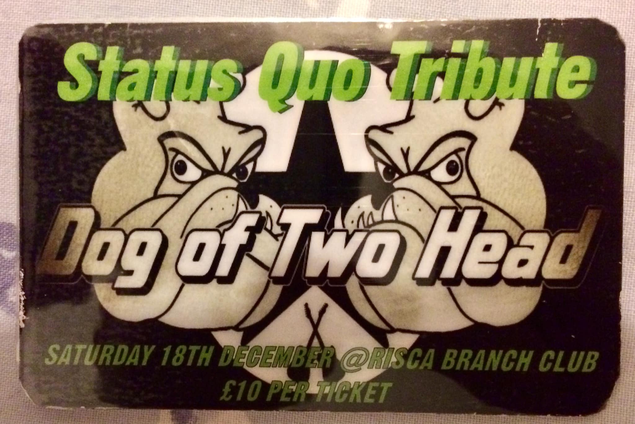 OK, I've found the gadget that generates old style gig tickets, so