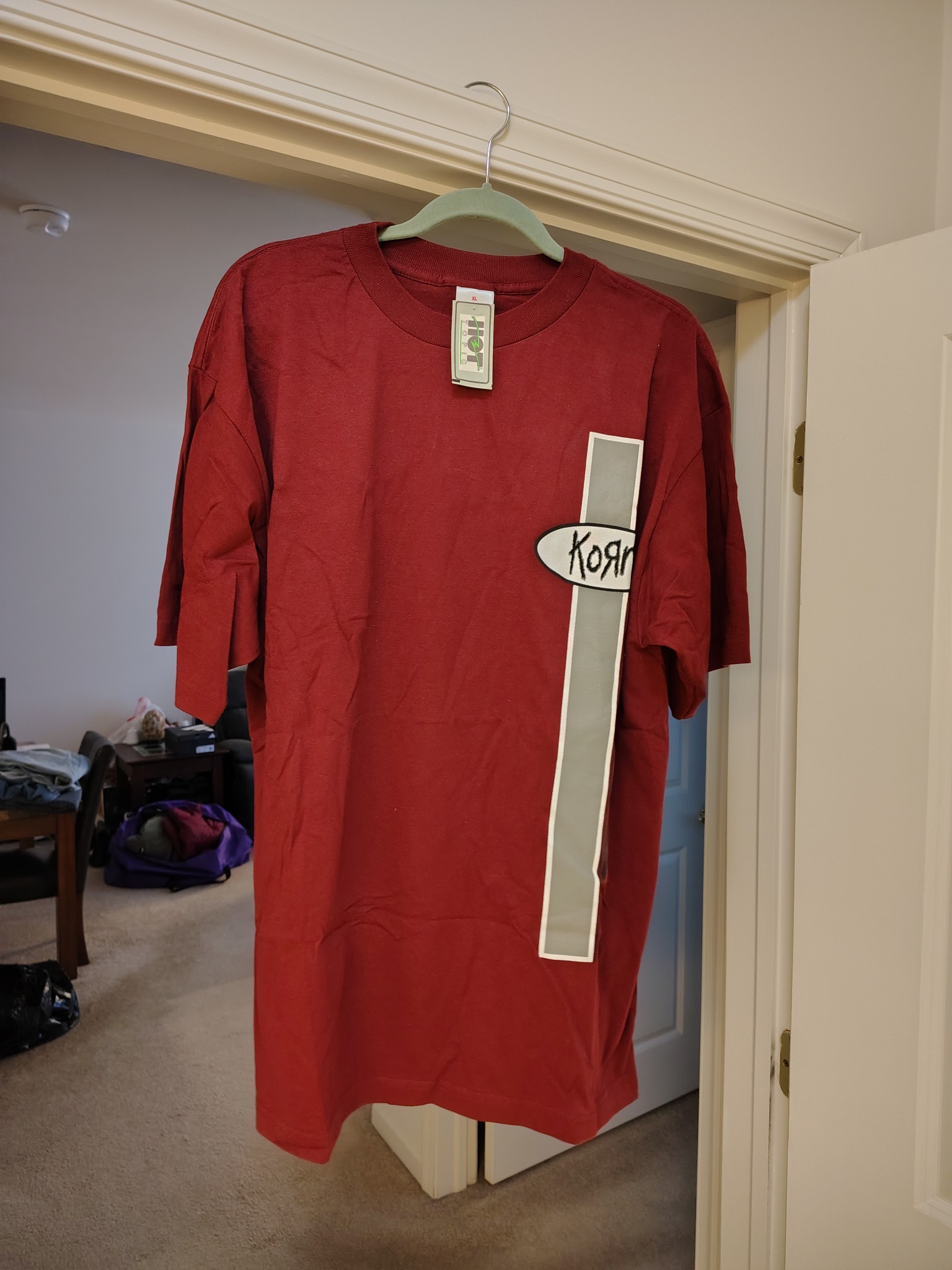 y2k Korn bad tee❗️ 21.4x28 Good condition No issue 350 + sf