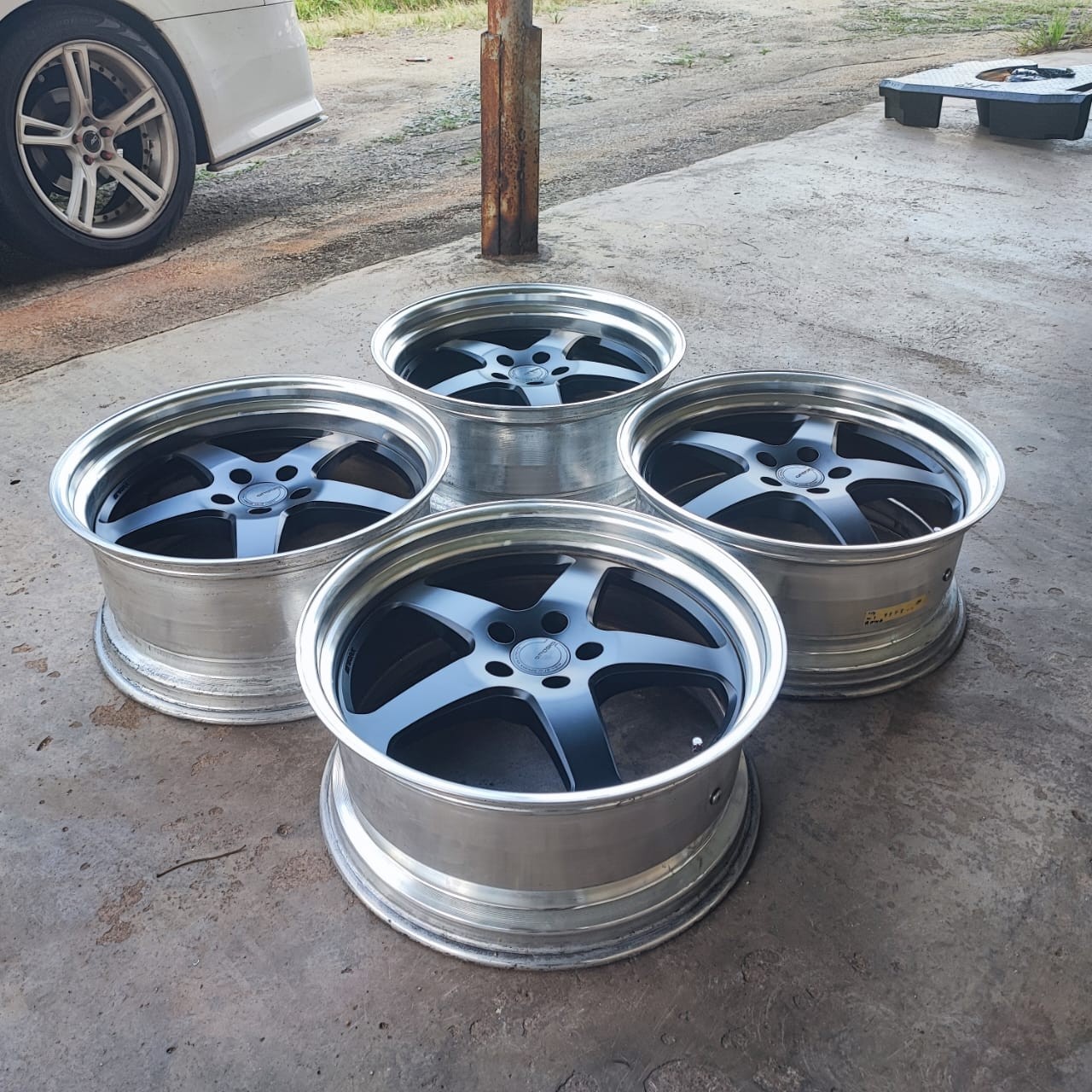 ??WORK LS105?? 20X8.5JJ+28 20X8.5JJ+16 PCD 114.3X5H 3D 