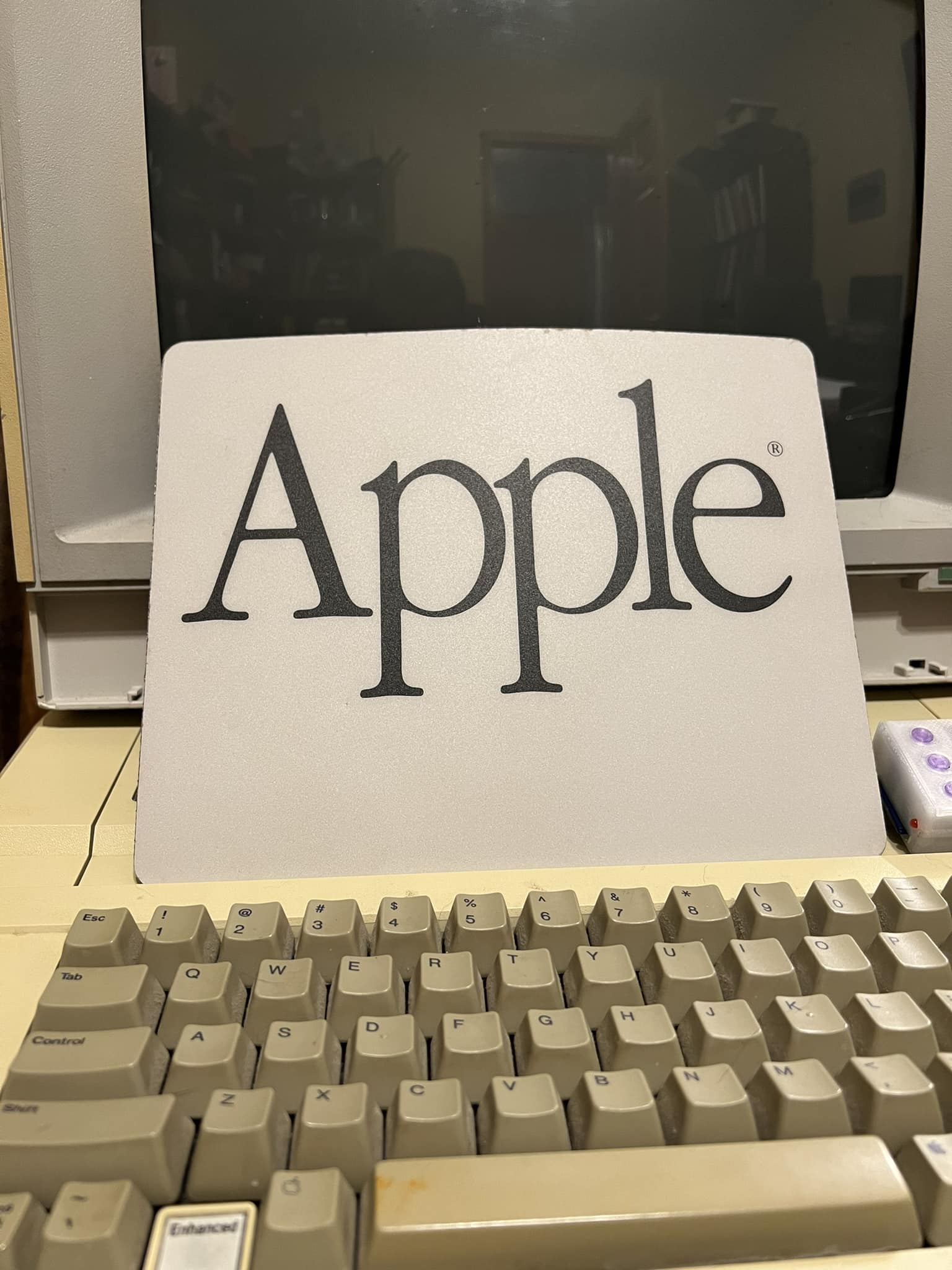 Where to source or customize vintage Apple mouse pads from the 90s?