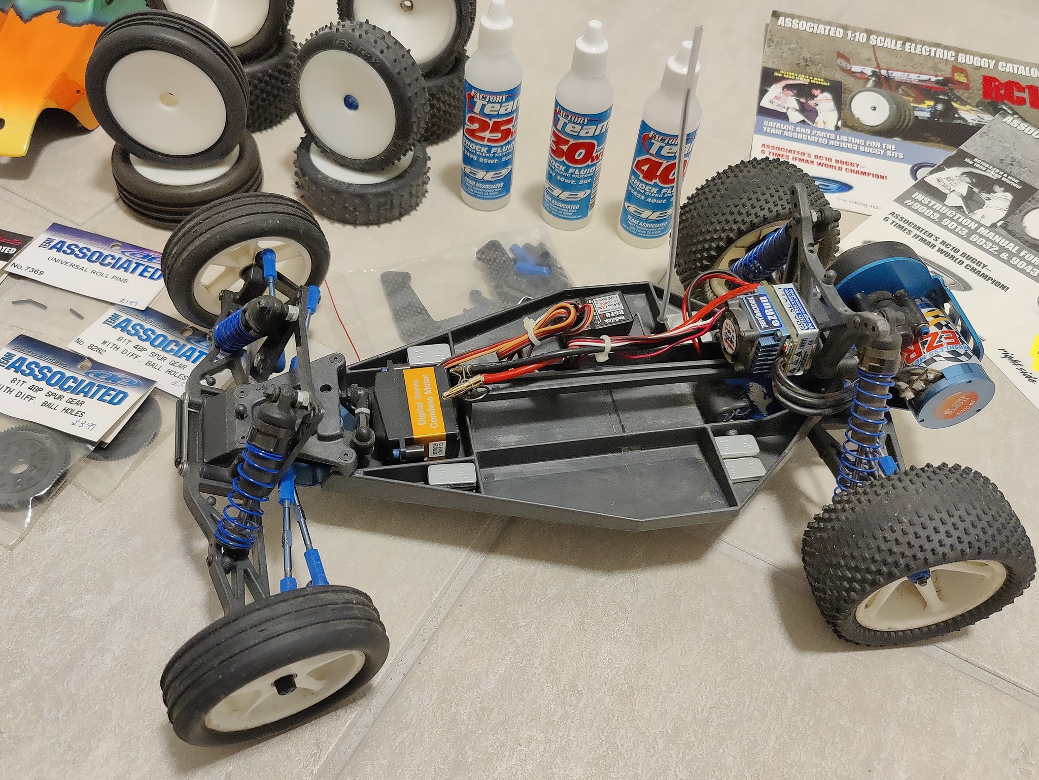 Upgrading Team Associated RC B6.3 buggy with Hobbywing XR10 combo